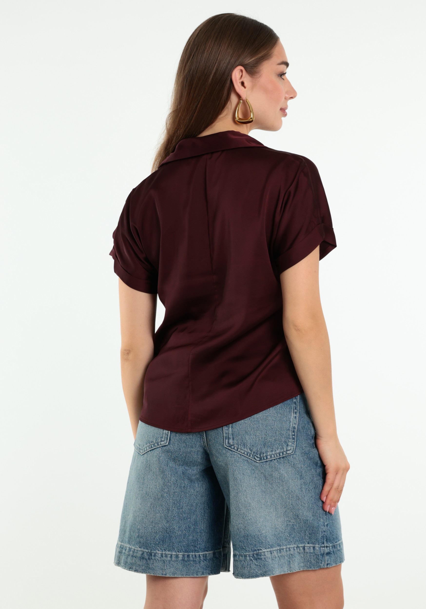 Vila Blouse Enna Ravenna 14107405 Bordeaux