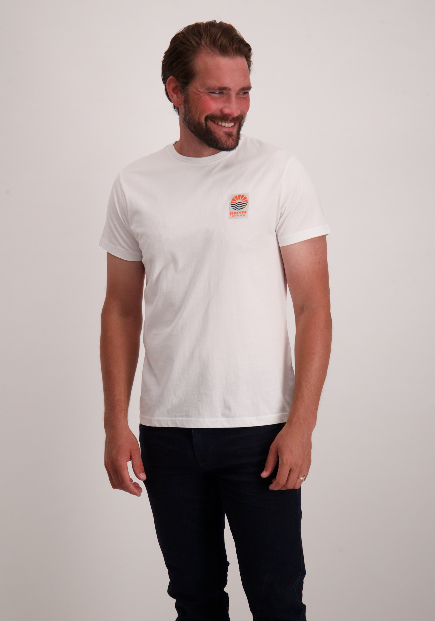 Petrol T-shirt M-1050-TSR624 Wit
