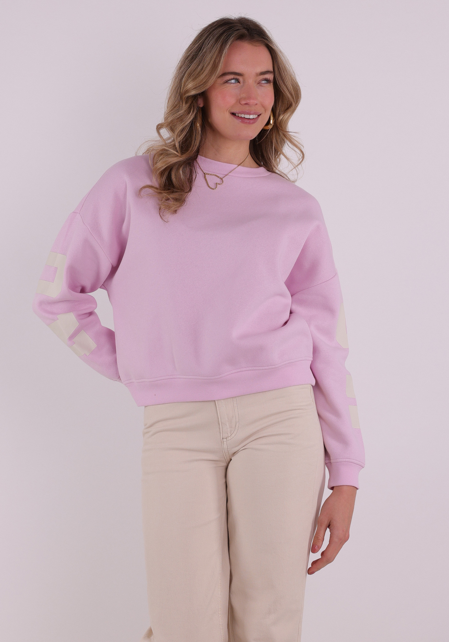 Only Sweater backprint 15356793 Roze