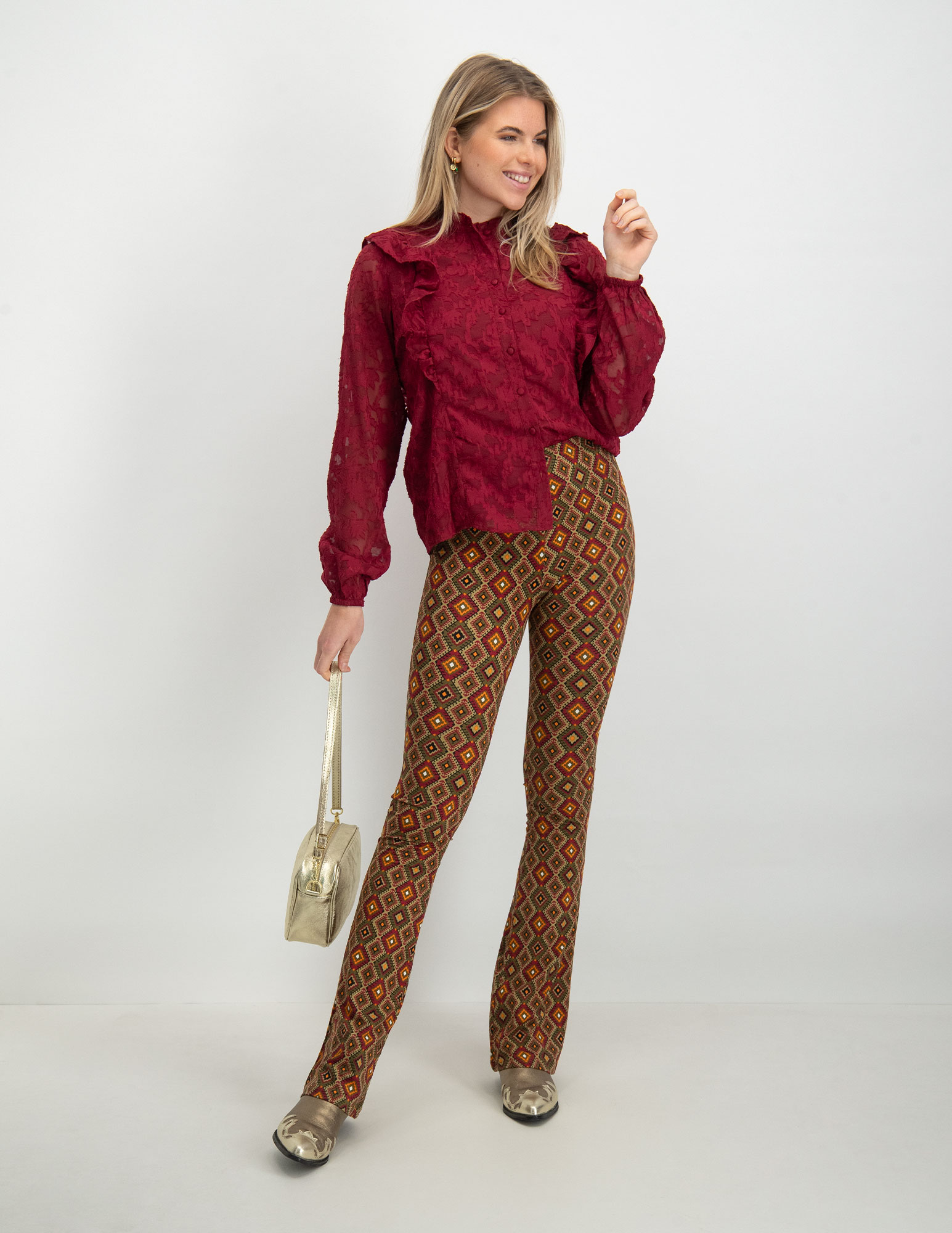 Lofty Manner Broek Nell Groen
