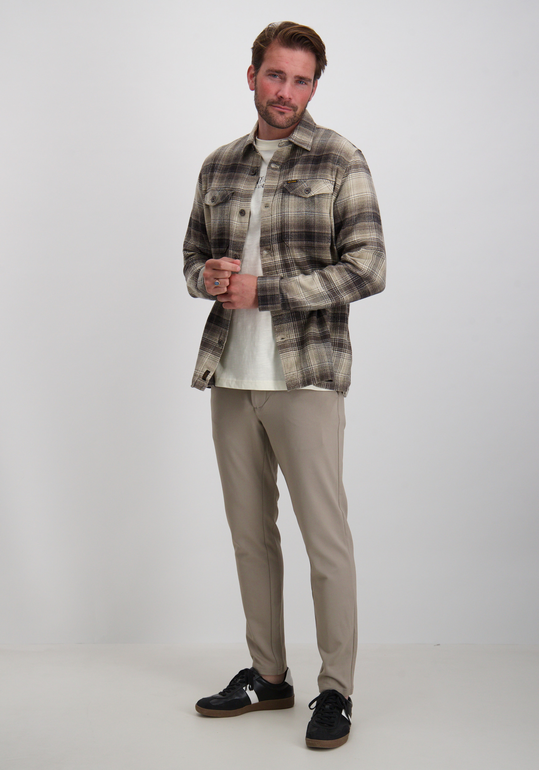 PME Legend Overshirt gerruit PSI2509244 Beige