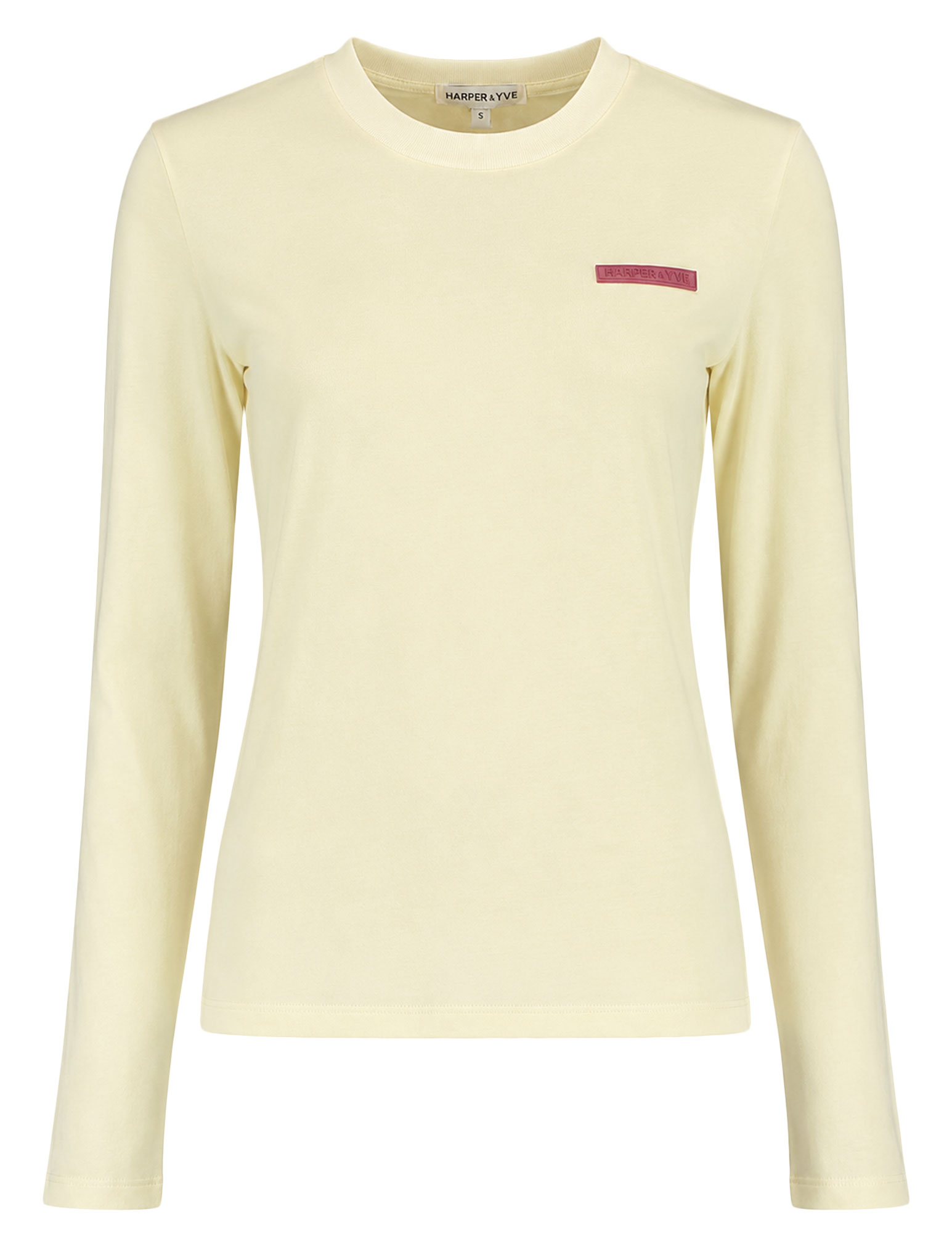 Harper & Yve T-shirt Lolita AW6P617 Licht geel