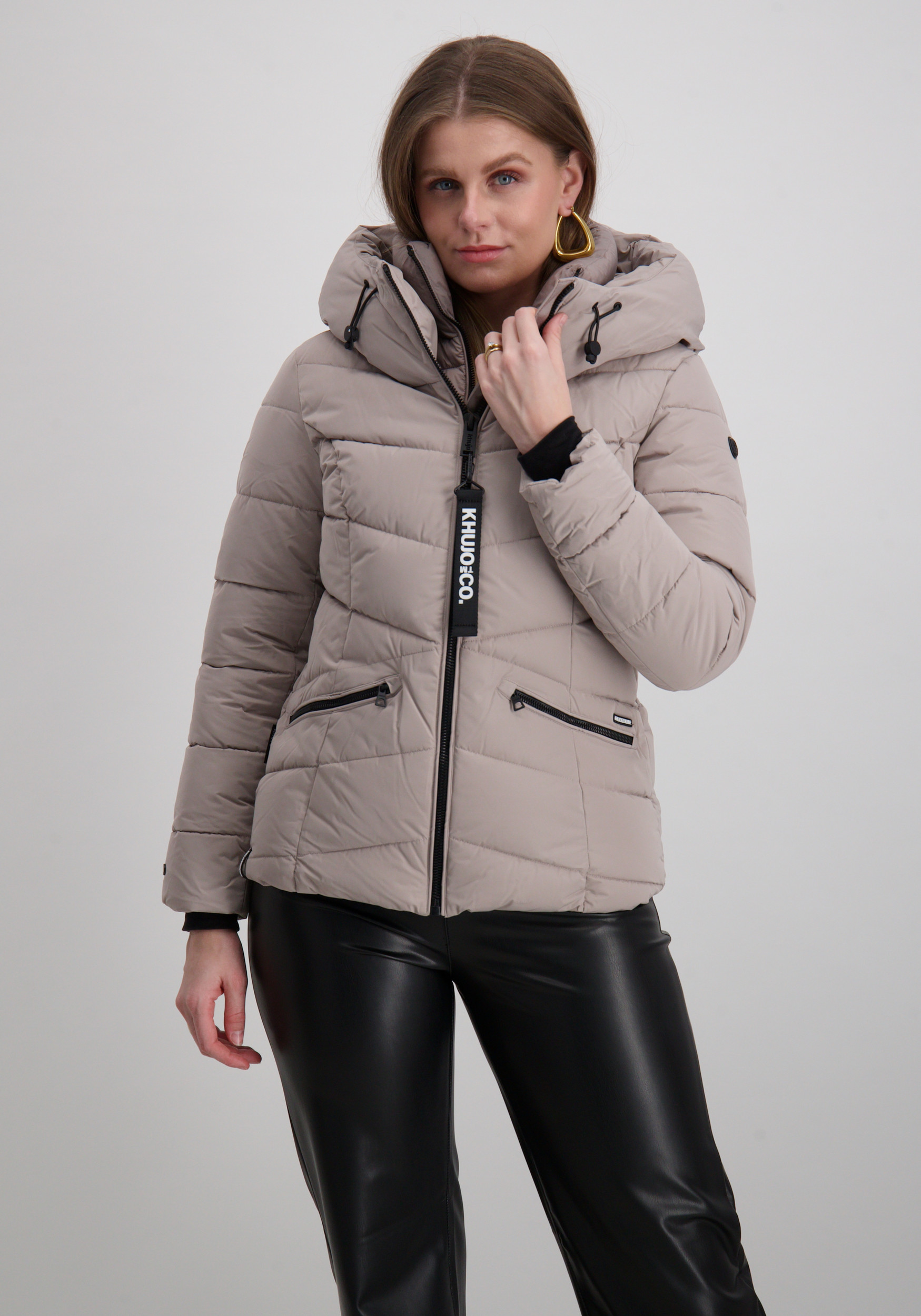 KHUJO Winterjas Hersch 1095JK253 Beige