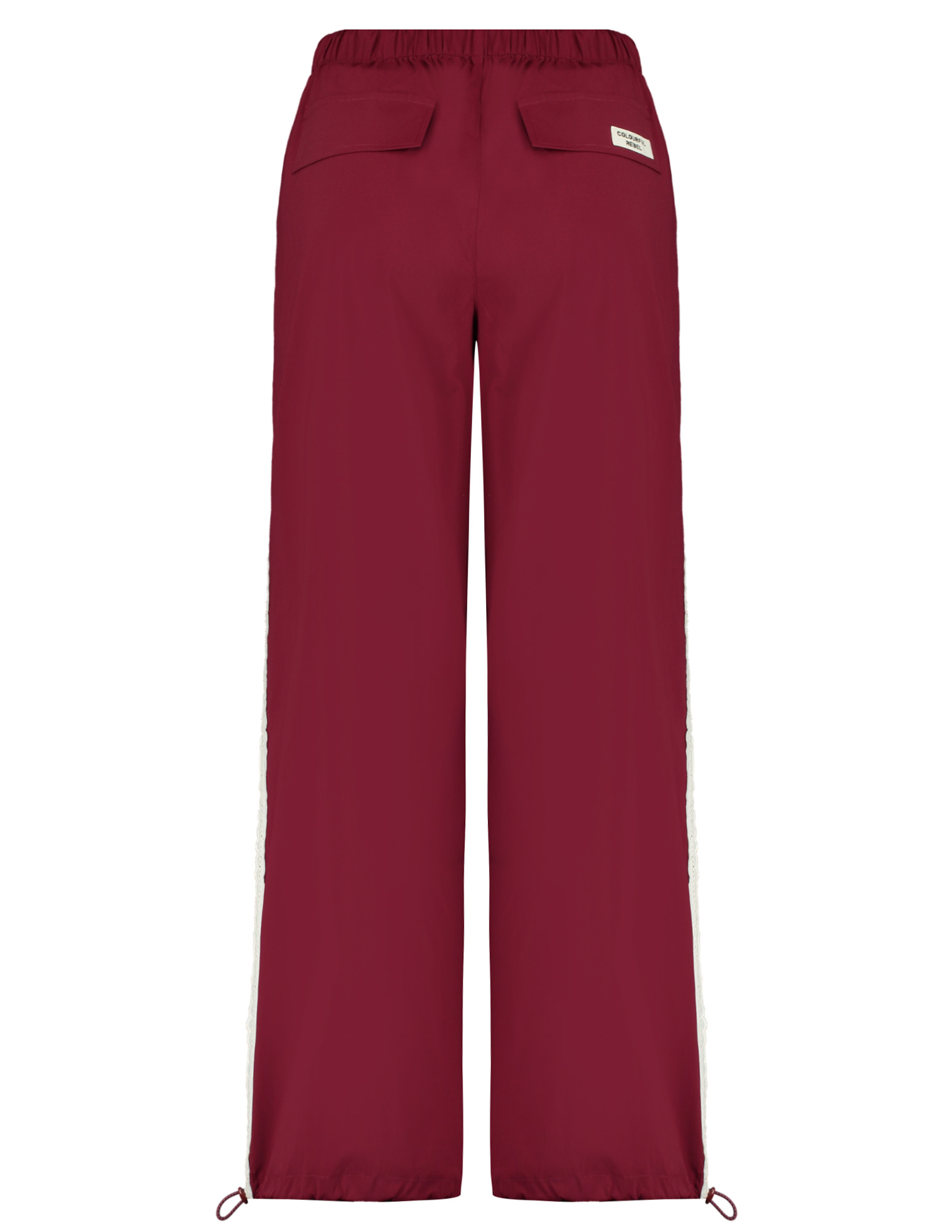 Colourful Rebel Broek Rose Crochet WP117662 Rood