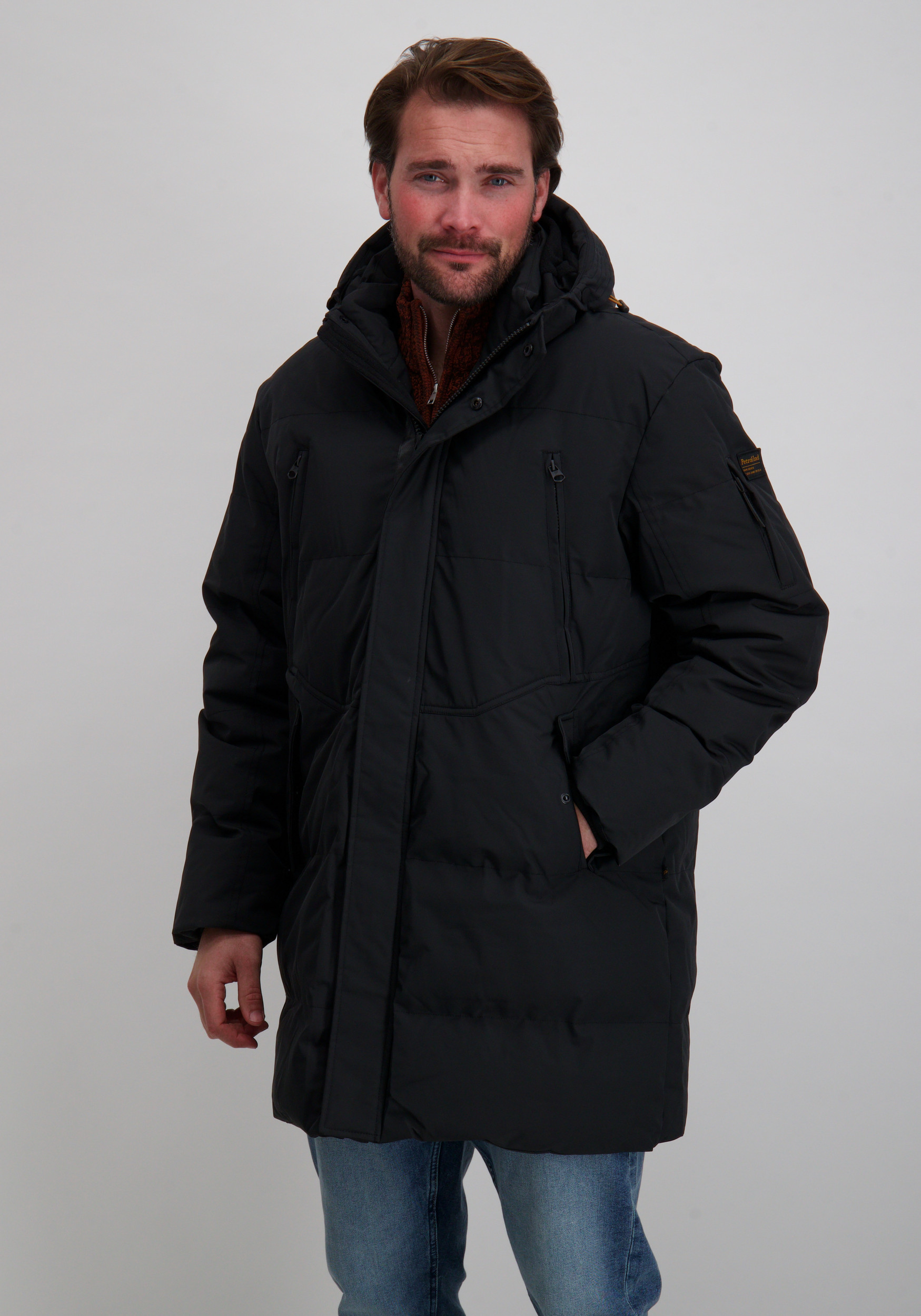 Petrol WInterjas M-3050-JAC117 Zwart