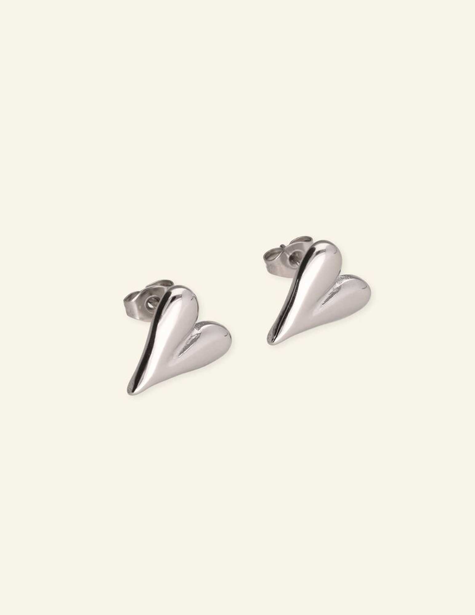 My Jewellery Oorbellen Hart MJ08718 Zilver