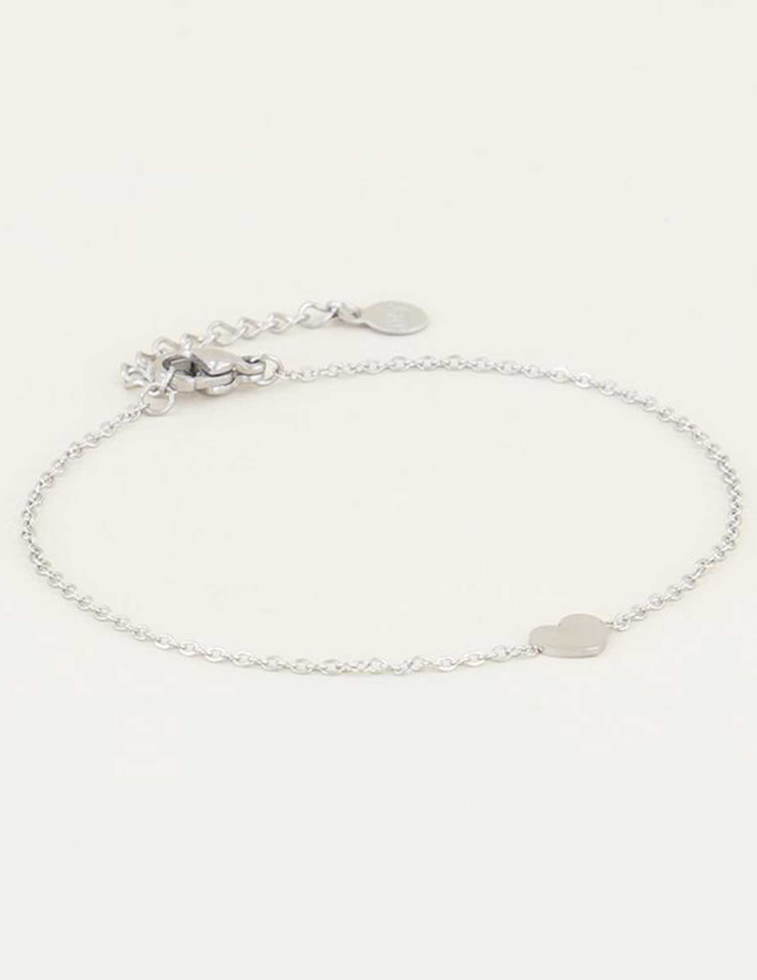 My Jewellery Armband klein hartje MJ03140 Zilver
