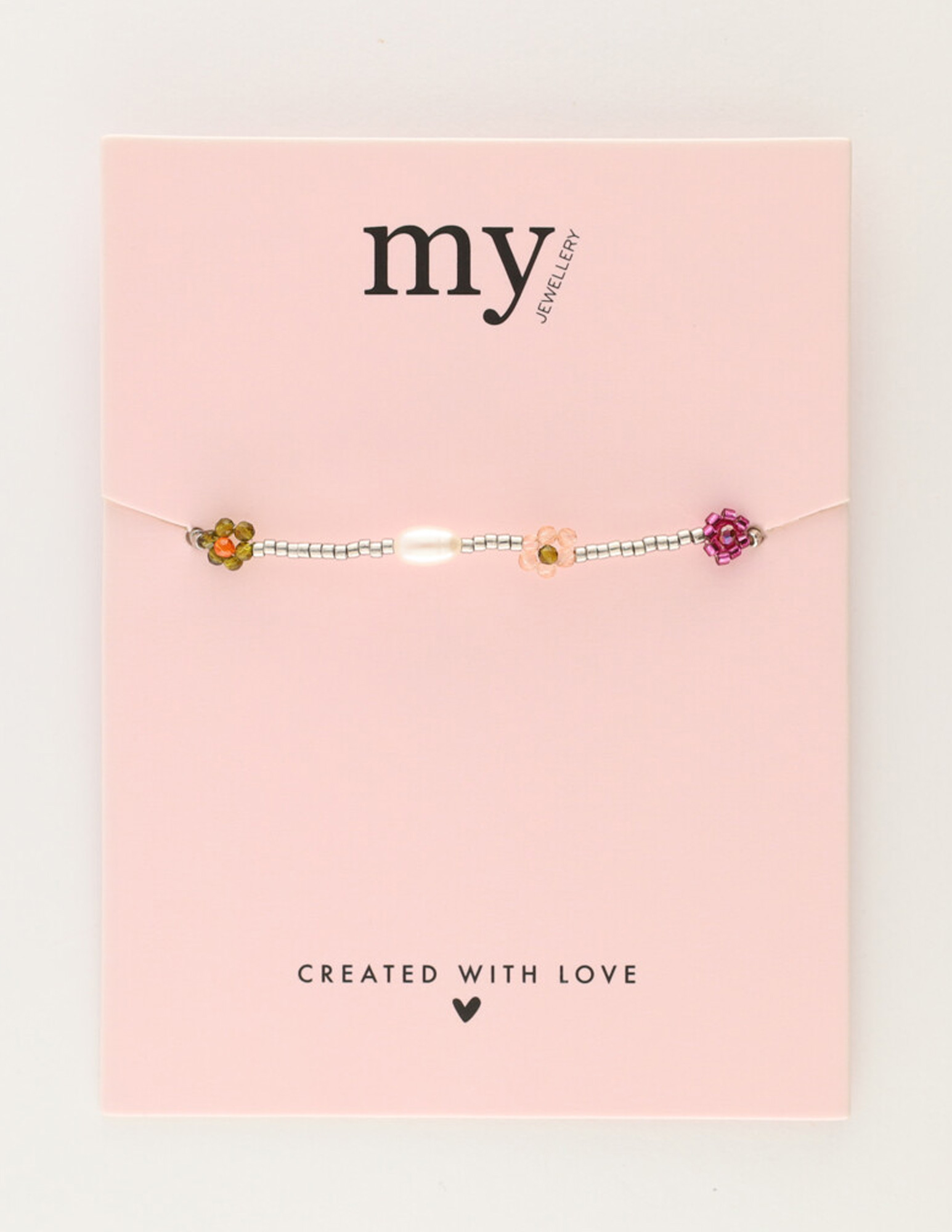 My Jewellery Sunrocks kralen armband MJ12212 Zilver