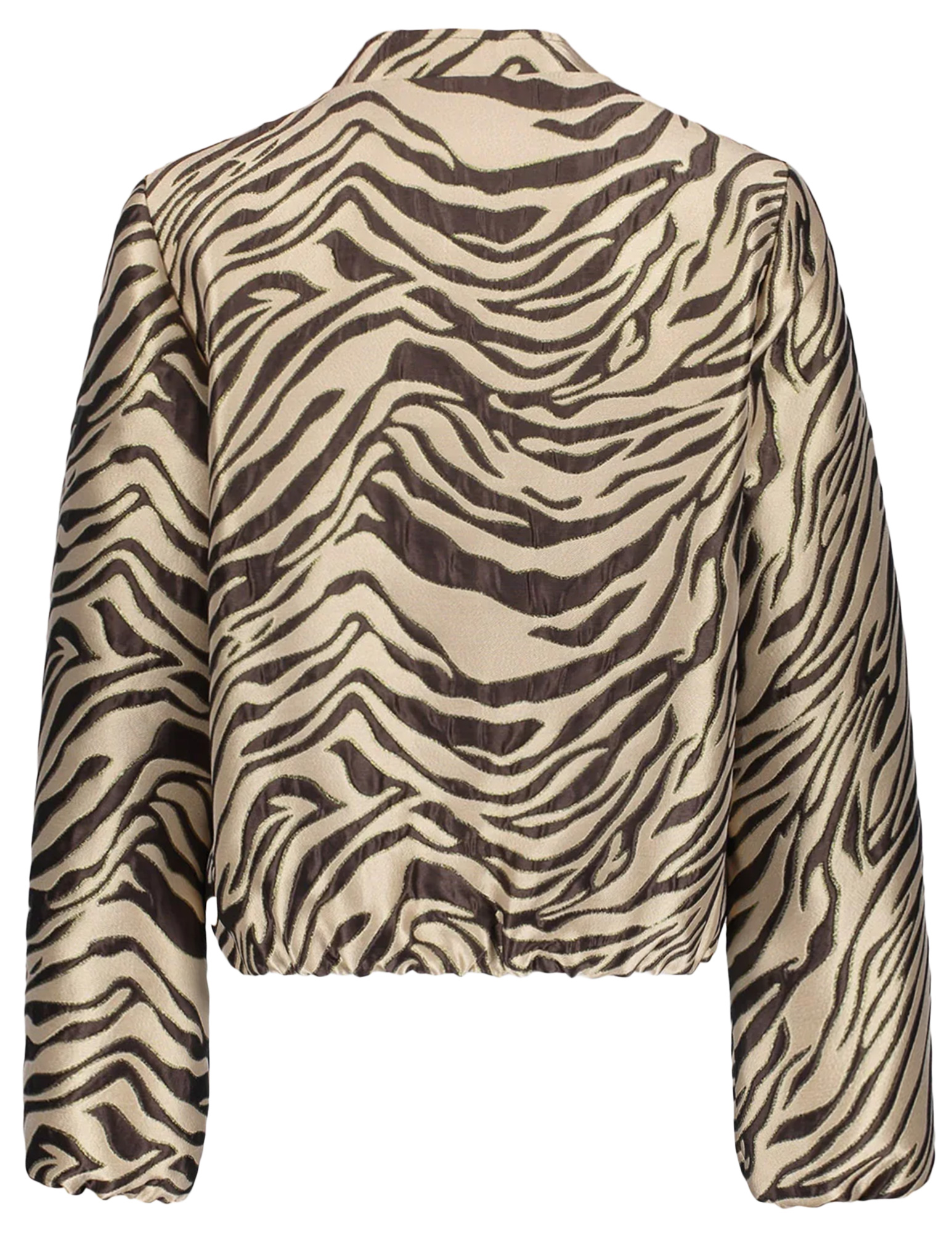 Geisha Bomberjack zebra print 65553-21 Donker bruin