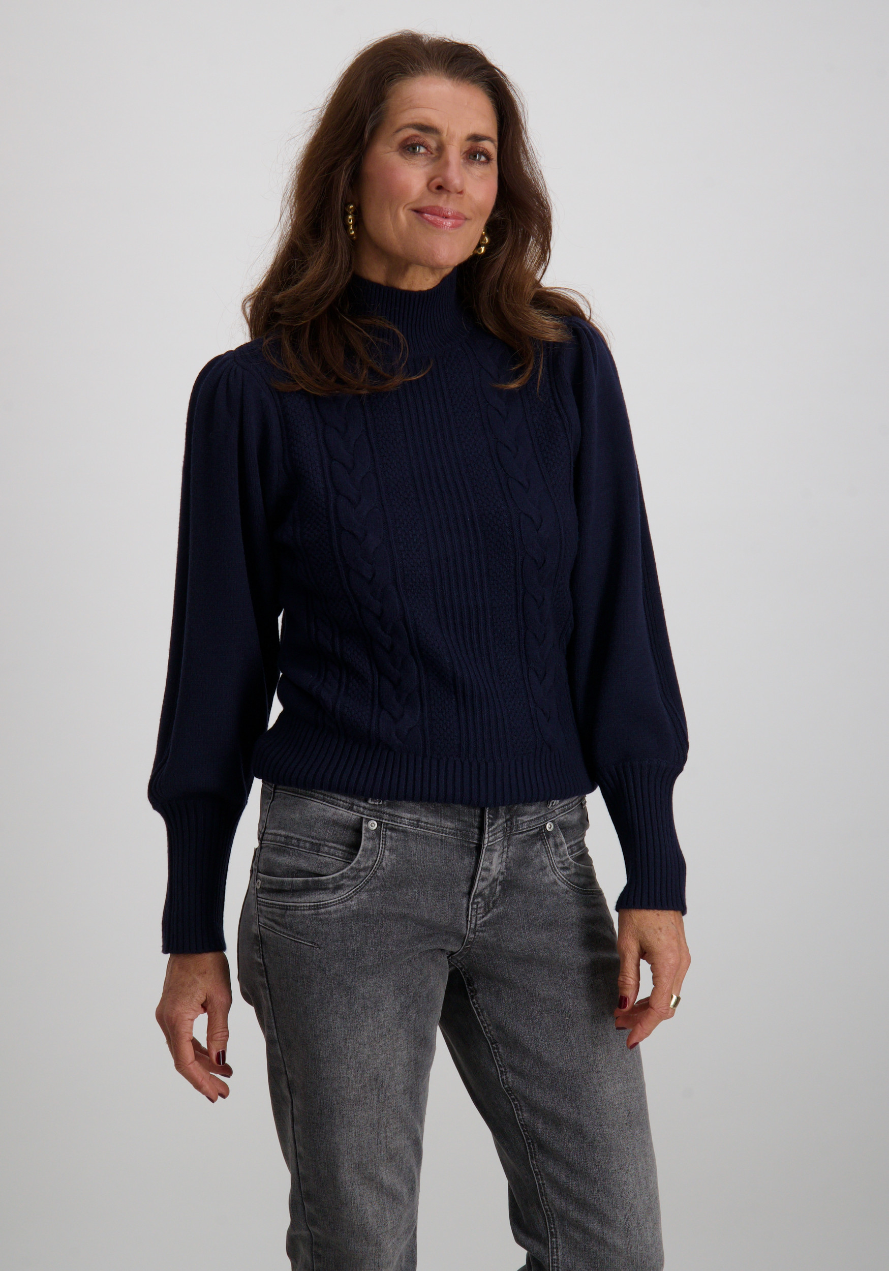 Tramontana Trui cables Y13-18-601 Donker blauw