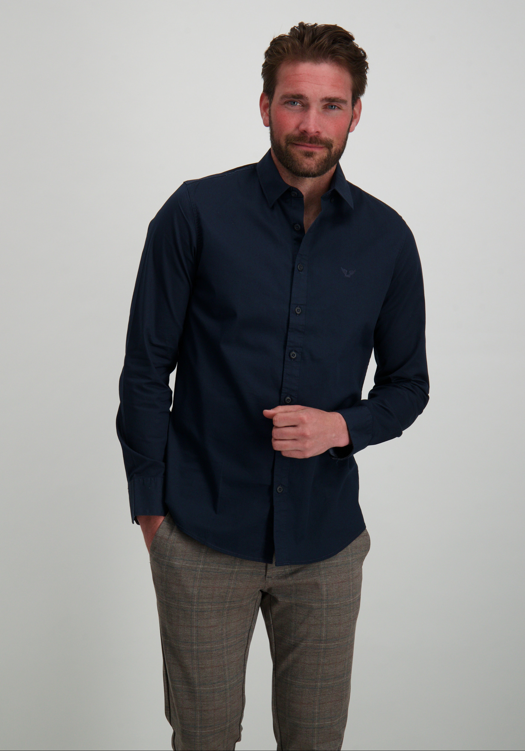 PME Legend Overhemd PSI2400011 Donker blauw