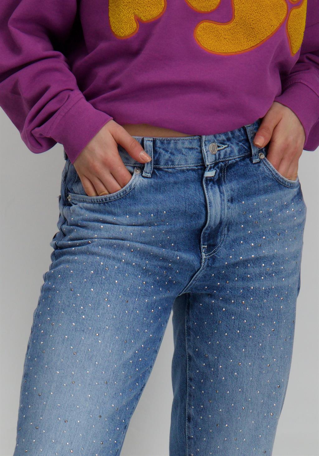 Cup of Joe Jeans Daisy Blauw