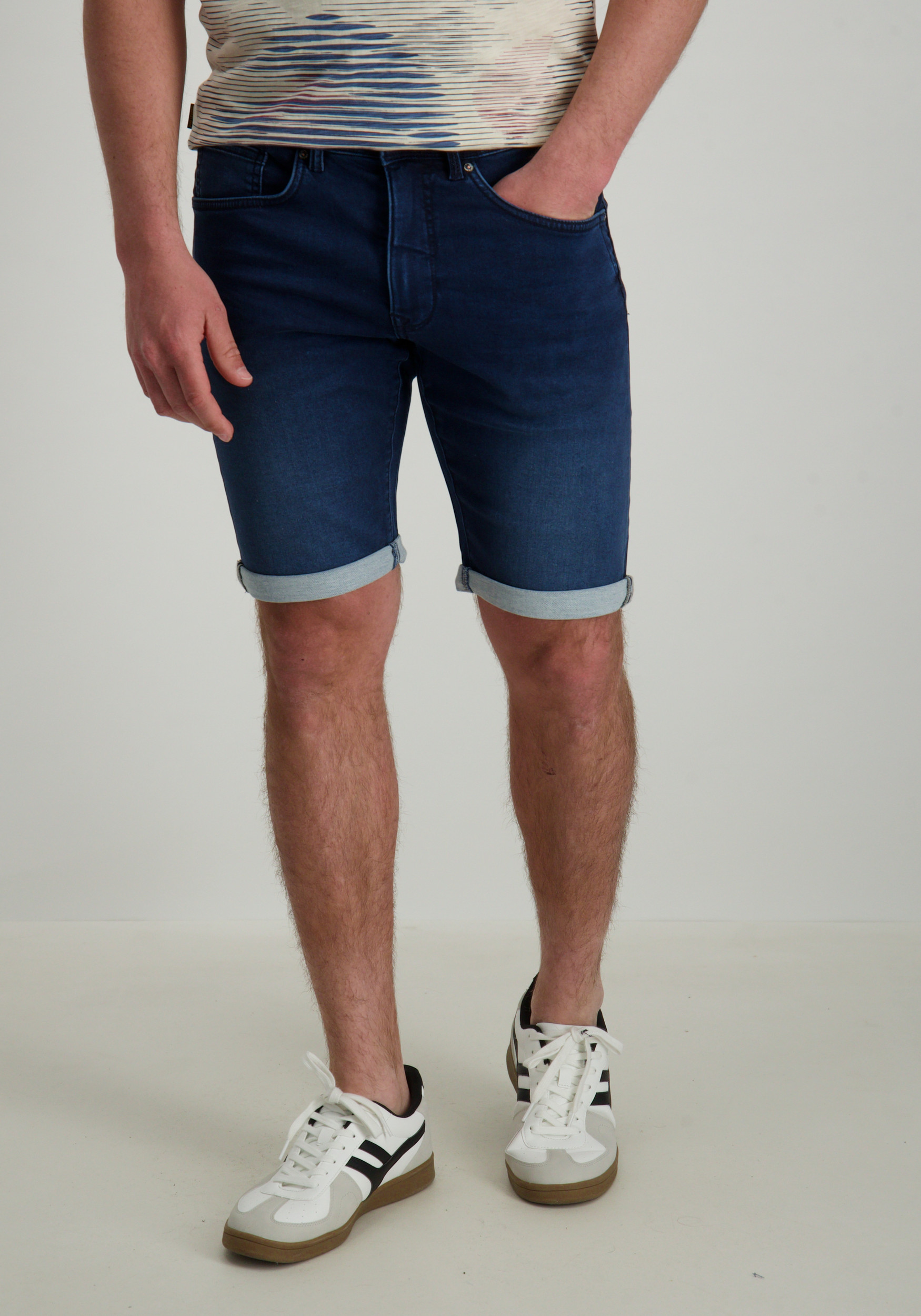 Petrol Denim short M-ROS-SHO001 Donker blauw