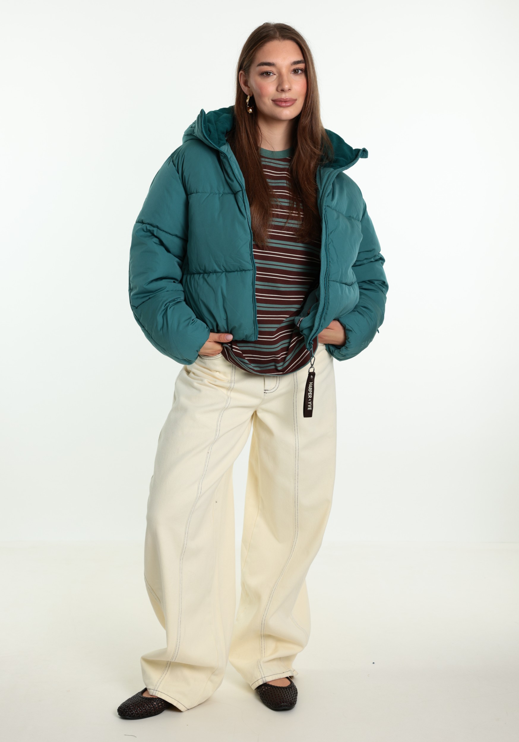 Harper & Yve Winterjas Ibby AW6N222 Turquoise