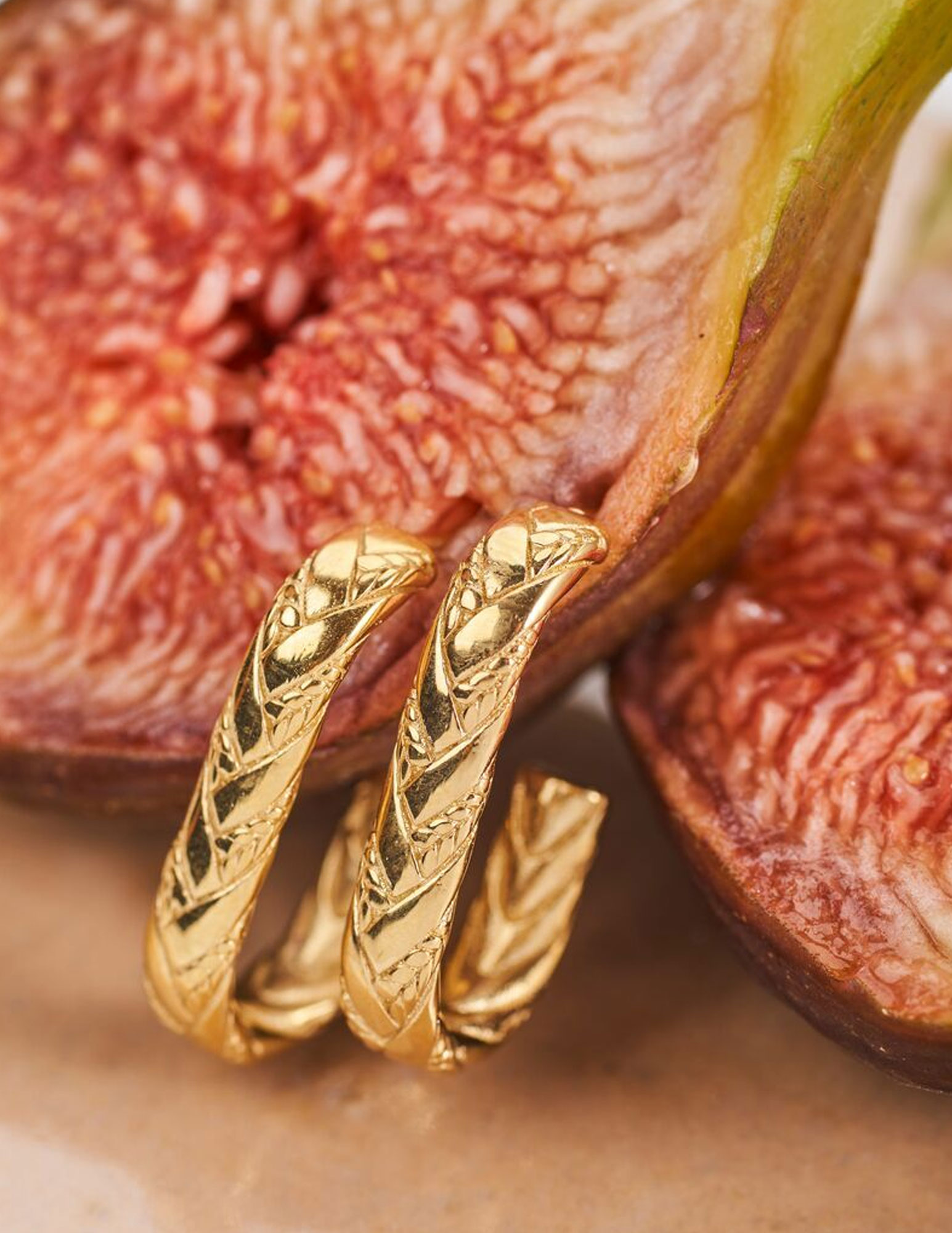 My Jewellery Oorbellen met vlechtwerk MJ06914 Goud