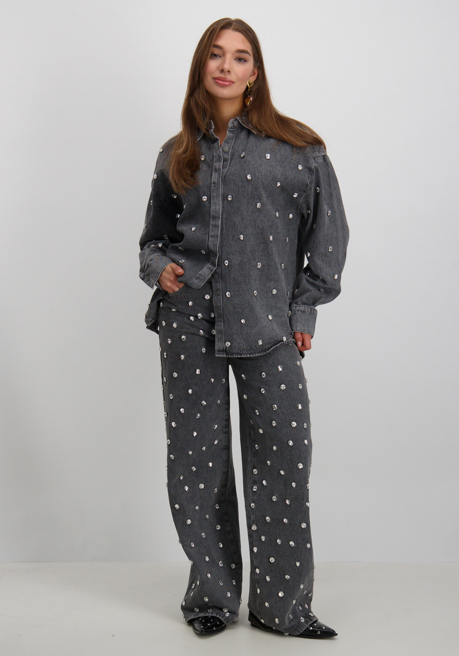 Harper & Yve Jeans Mayra AW25N101 Grijs