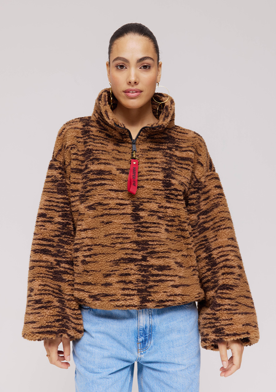 Harper & Yve Sweater Dagmar DW25N510 Bruin