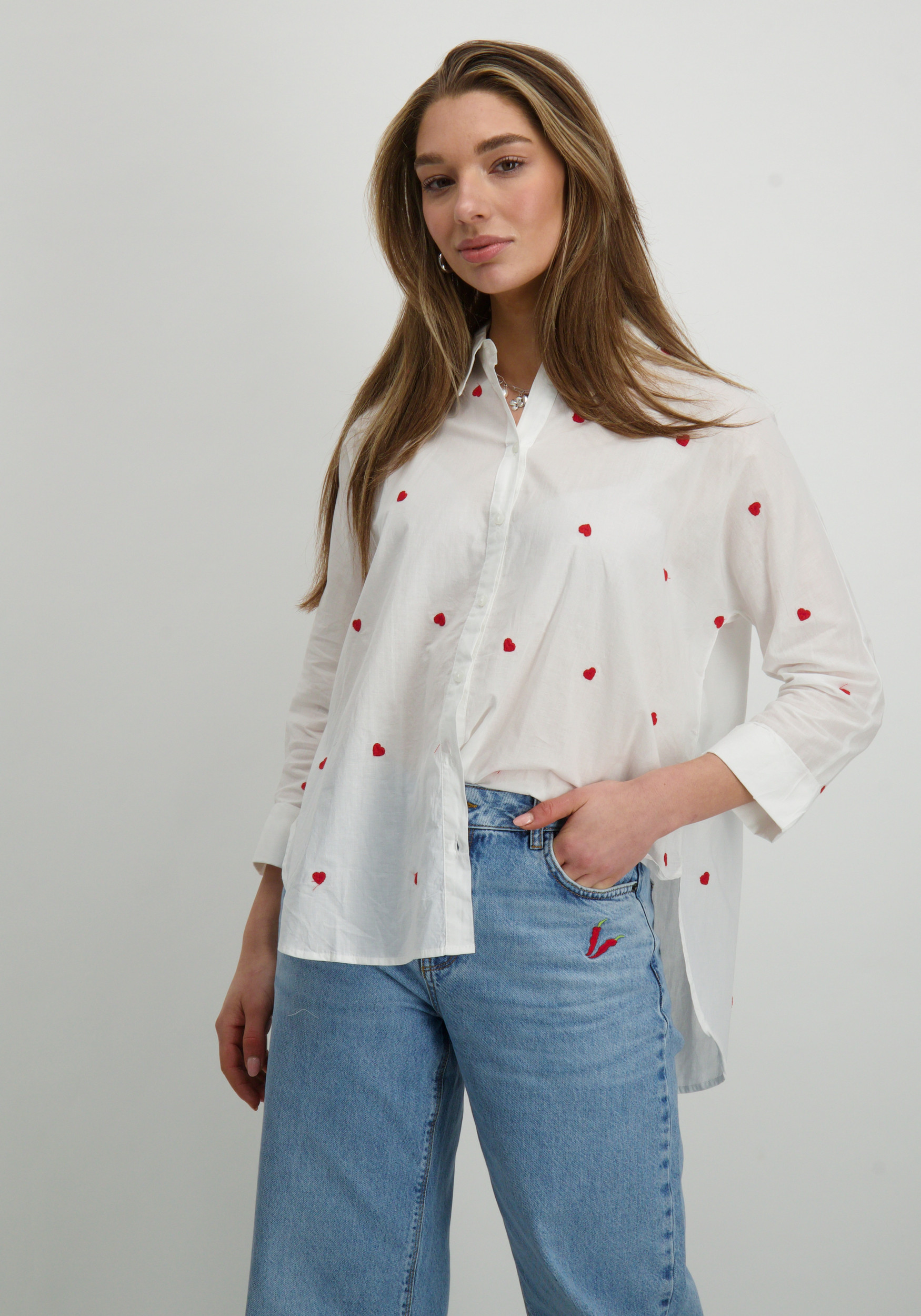 Only Blouse New lina grace 15283743 Wit