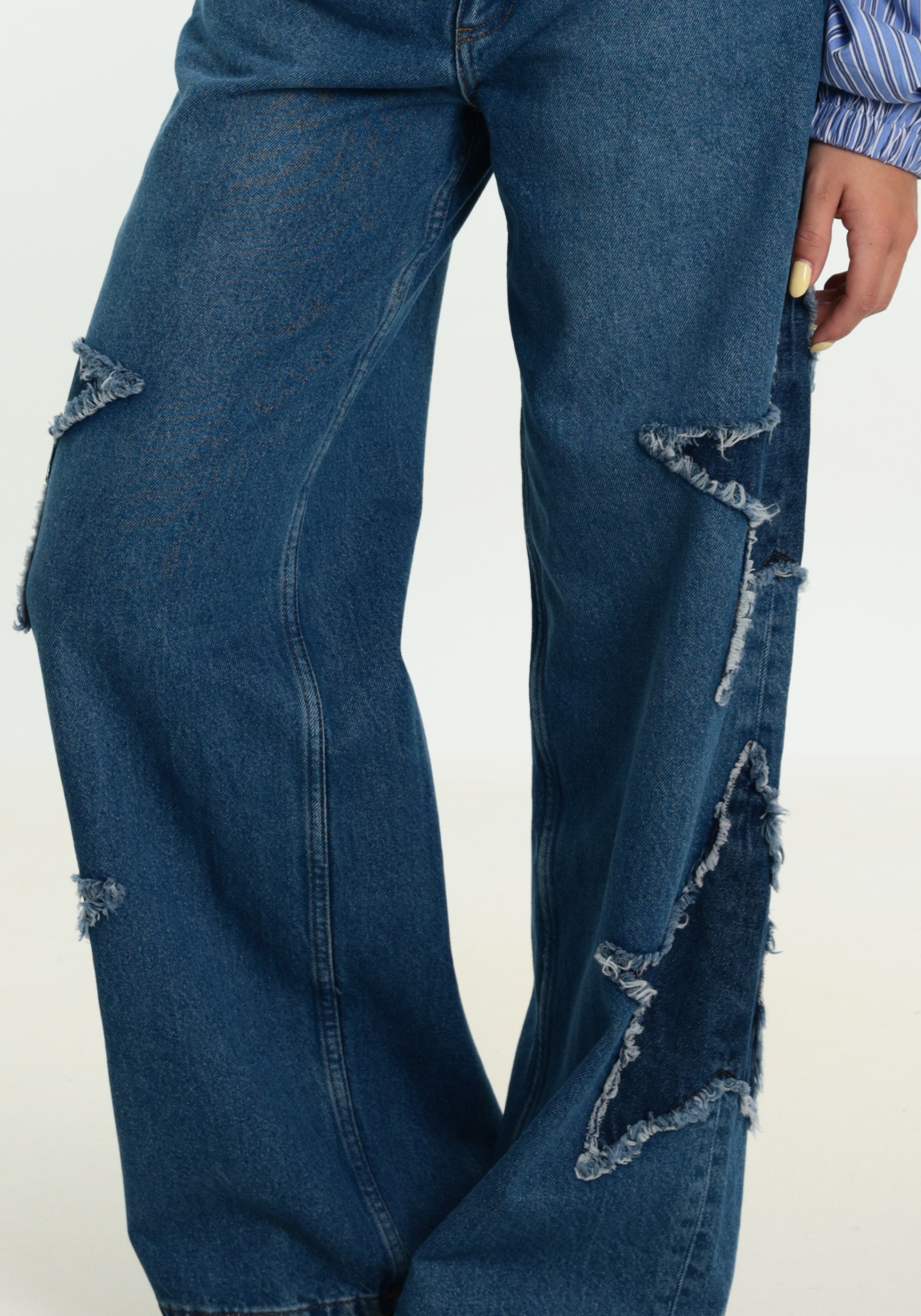 Colourful Rebel Jeans Zadie Star WP118087 Blauw