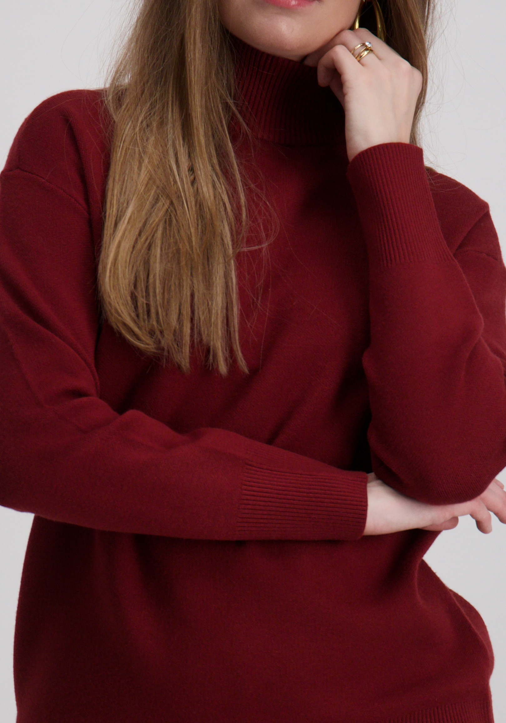 Vero moda Trui Gold art 10332413 Steenrood