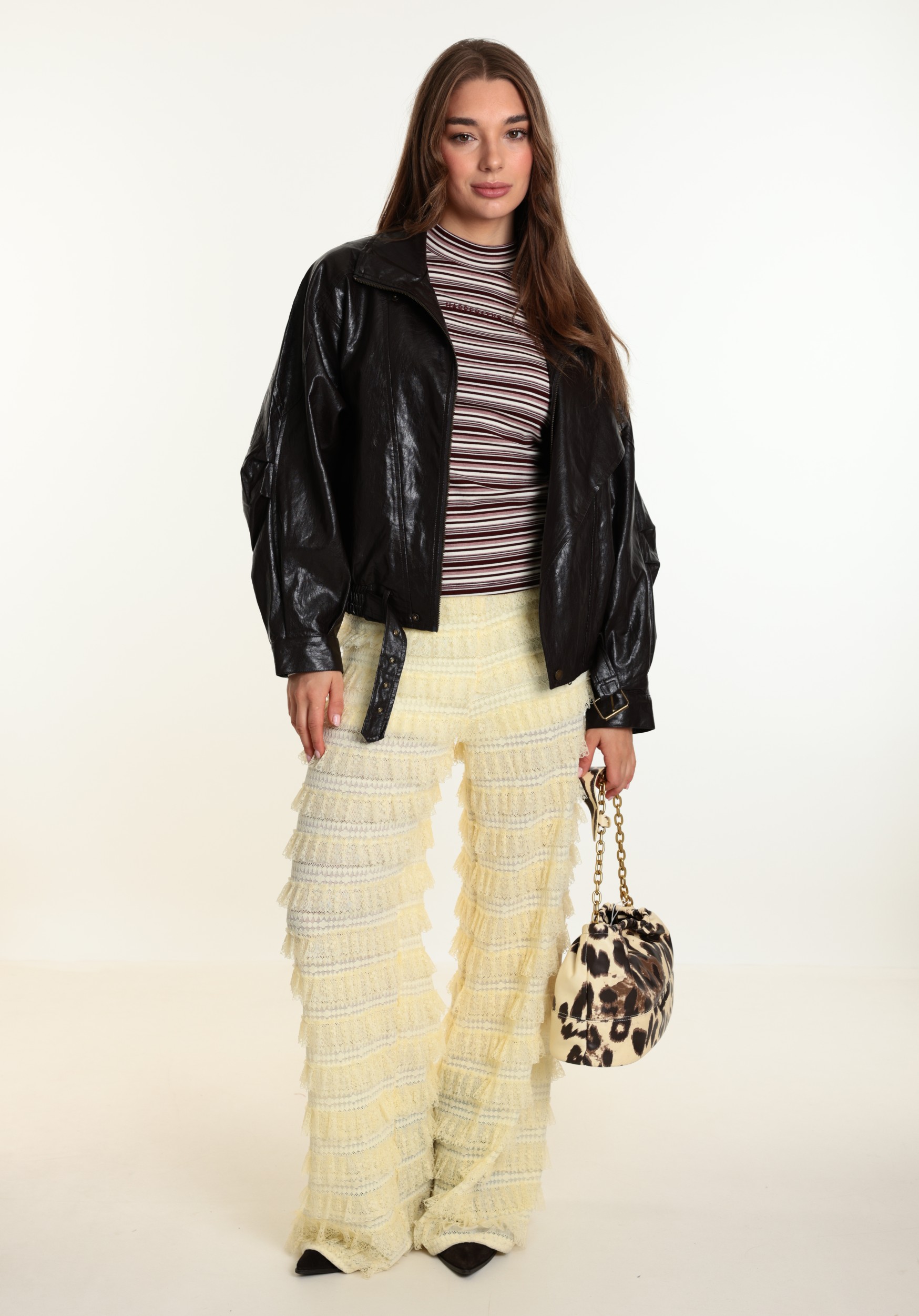 Harper & Yve Broek Lo AW6P107 Licht geel