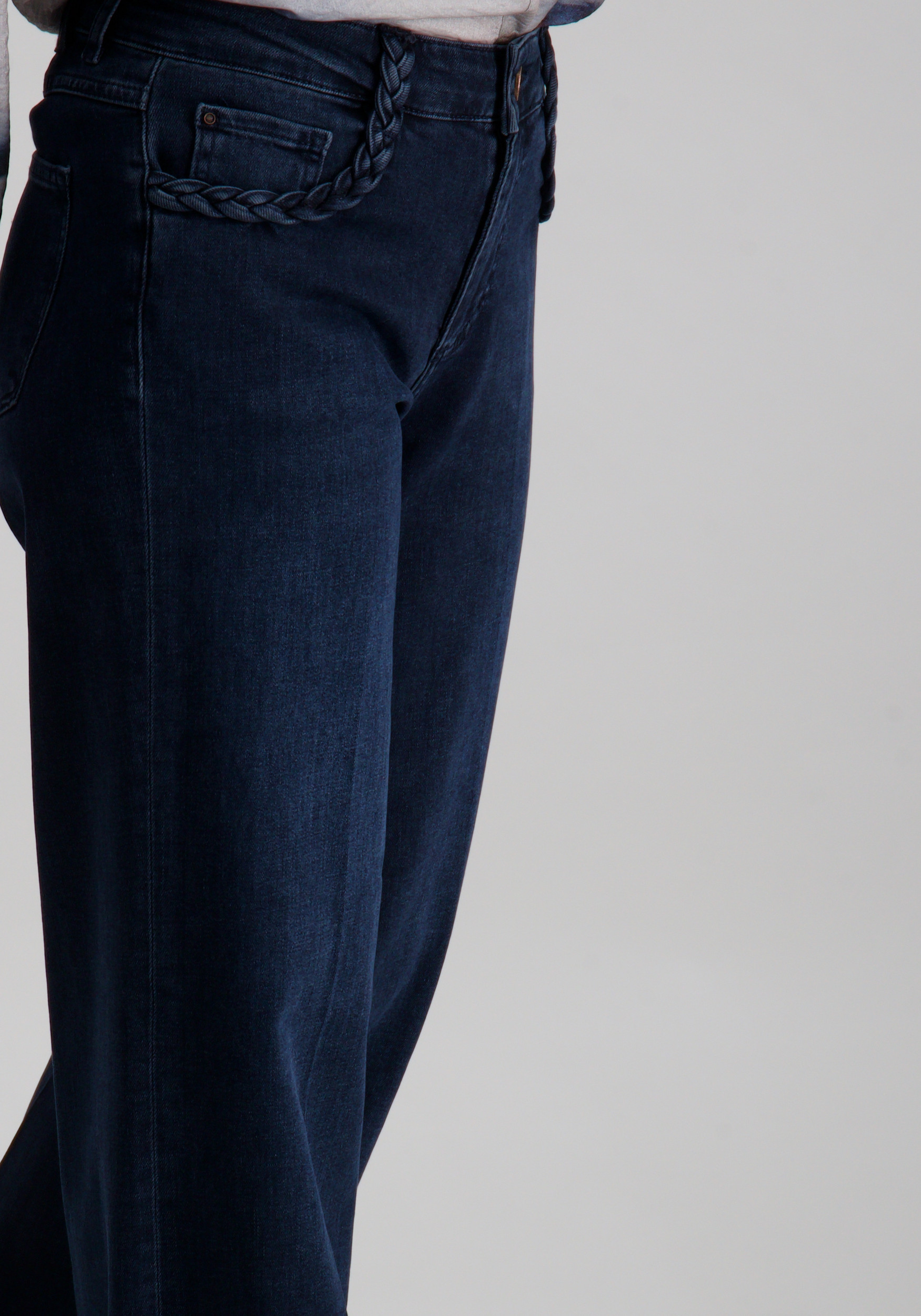 Para Mi Jeans Mira braid FW252.212374-D28 Donker blauw