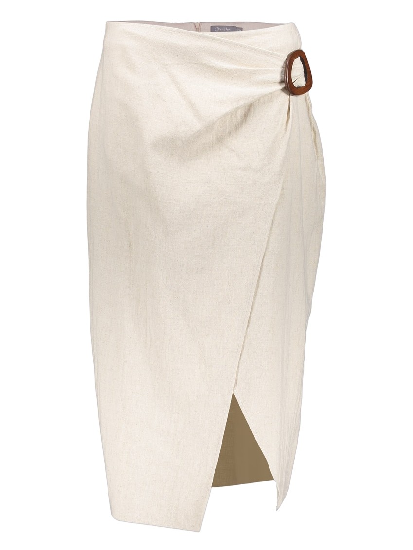 Geisha Lange rok 66300-10 Wolwit-ecru