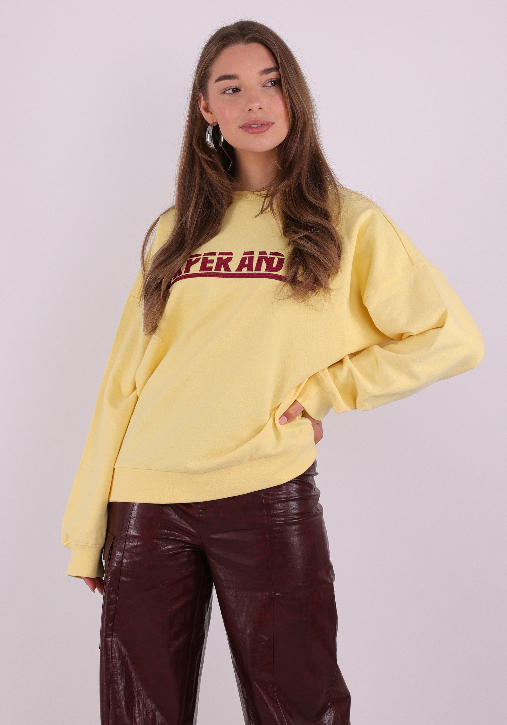 Harper & Yve Sweater Lex SS6Y503 Licht geel