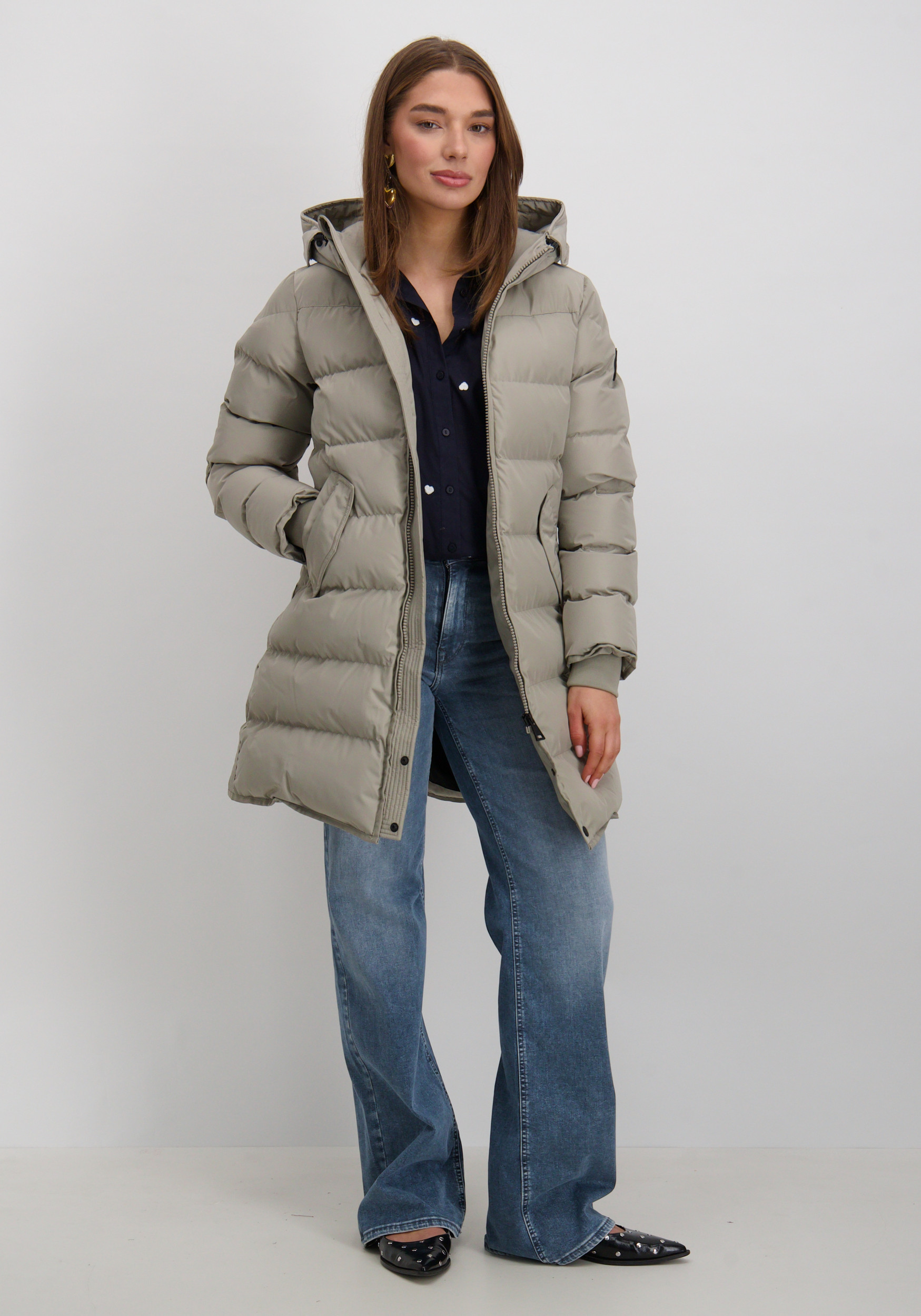 AIRFORCE Gewatteerde jas Jade FRW0623 Beige