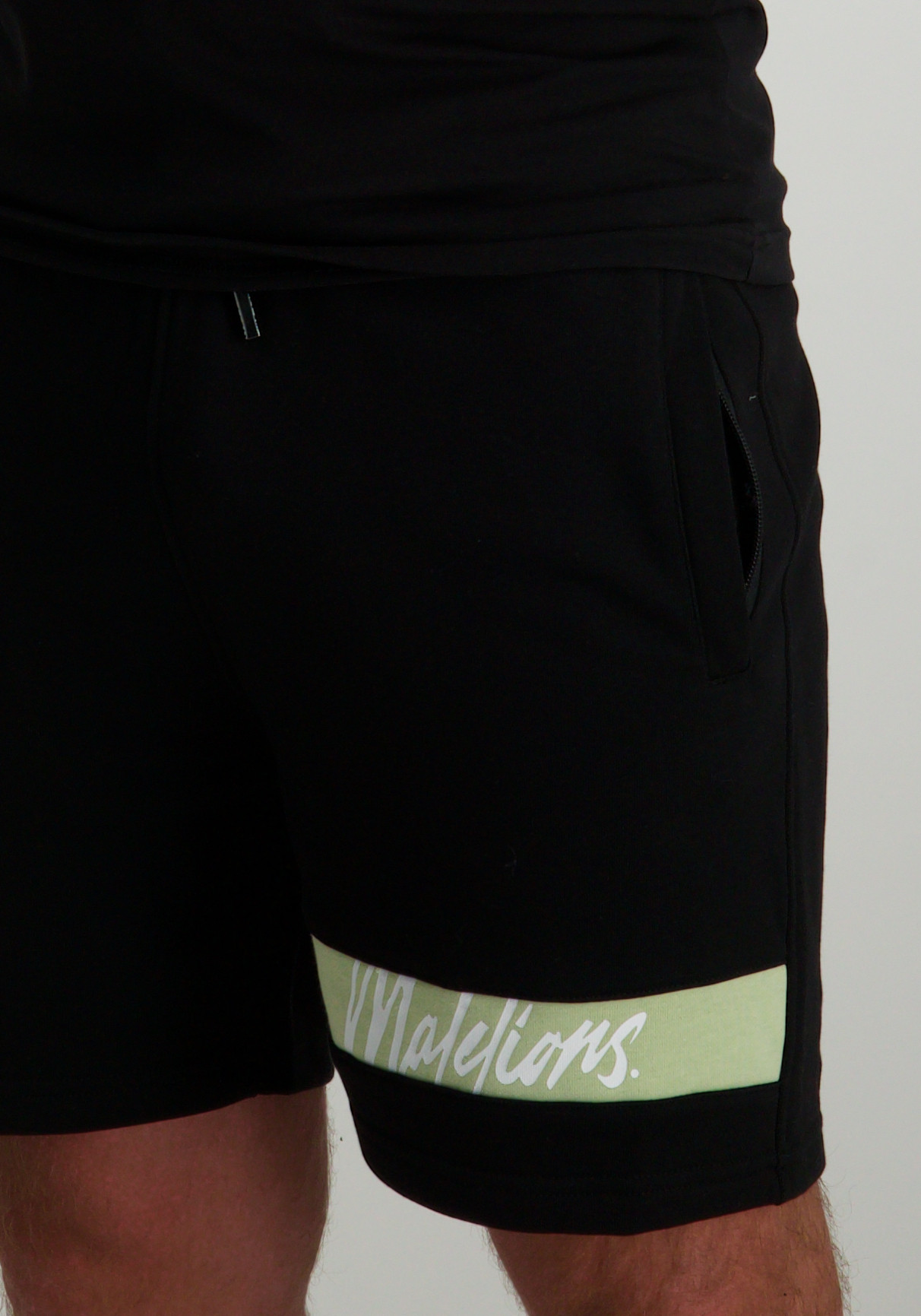 Malelions Short Captain MM3-SS25-05 Zwart