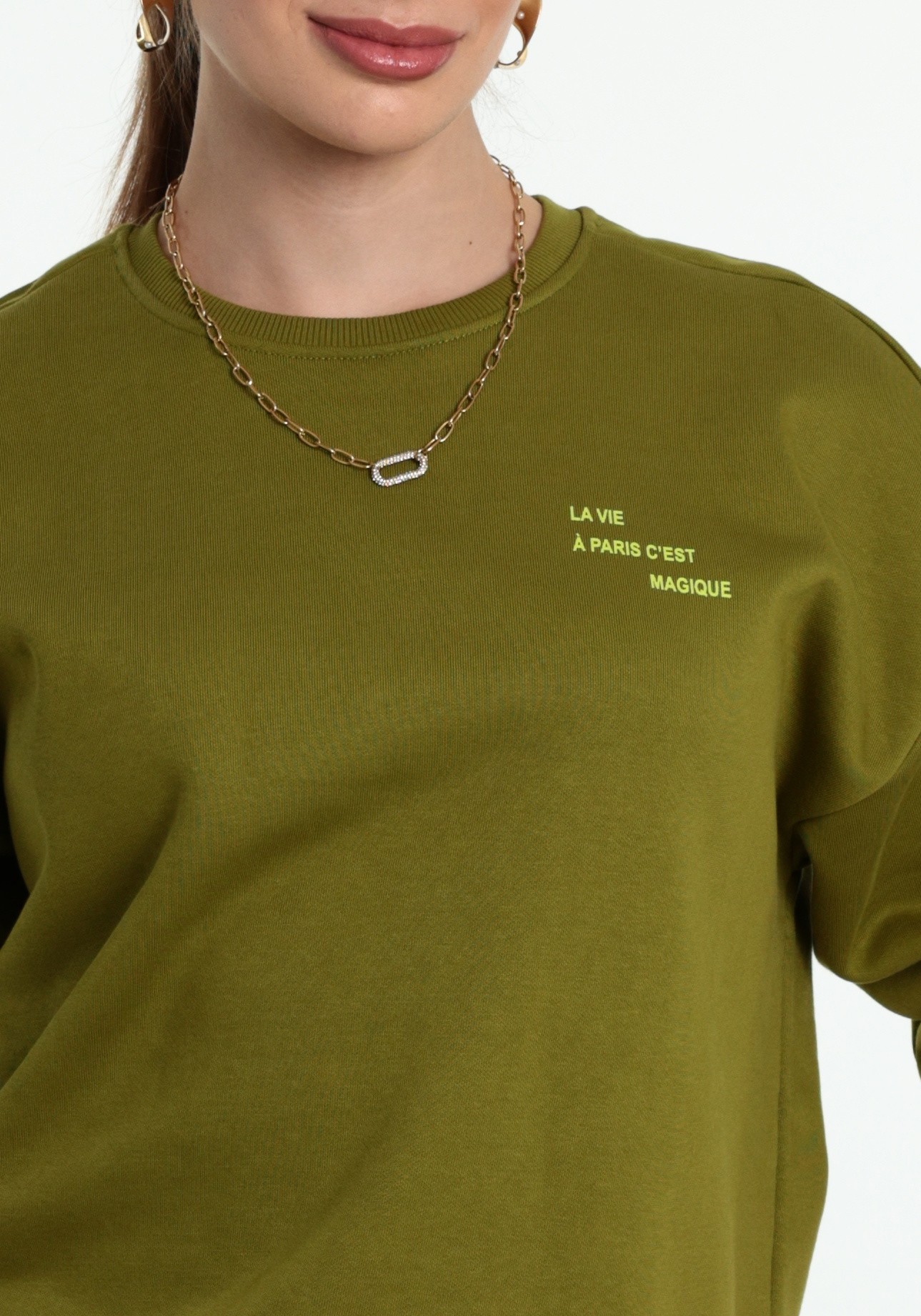 ONLY Sweater Zenja 15365859 Groen