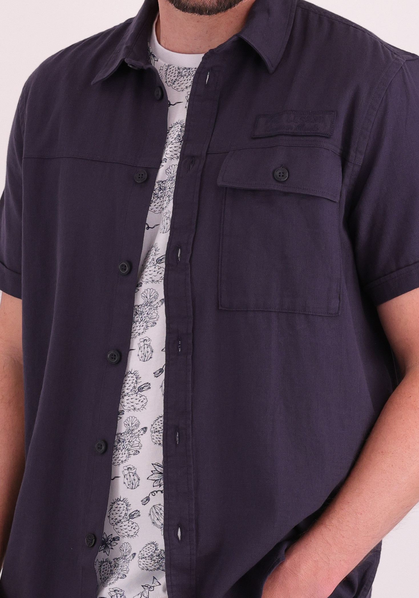 PME Legend Overhemd PSIS2603268 Donker blauw