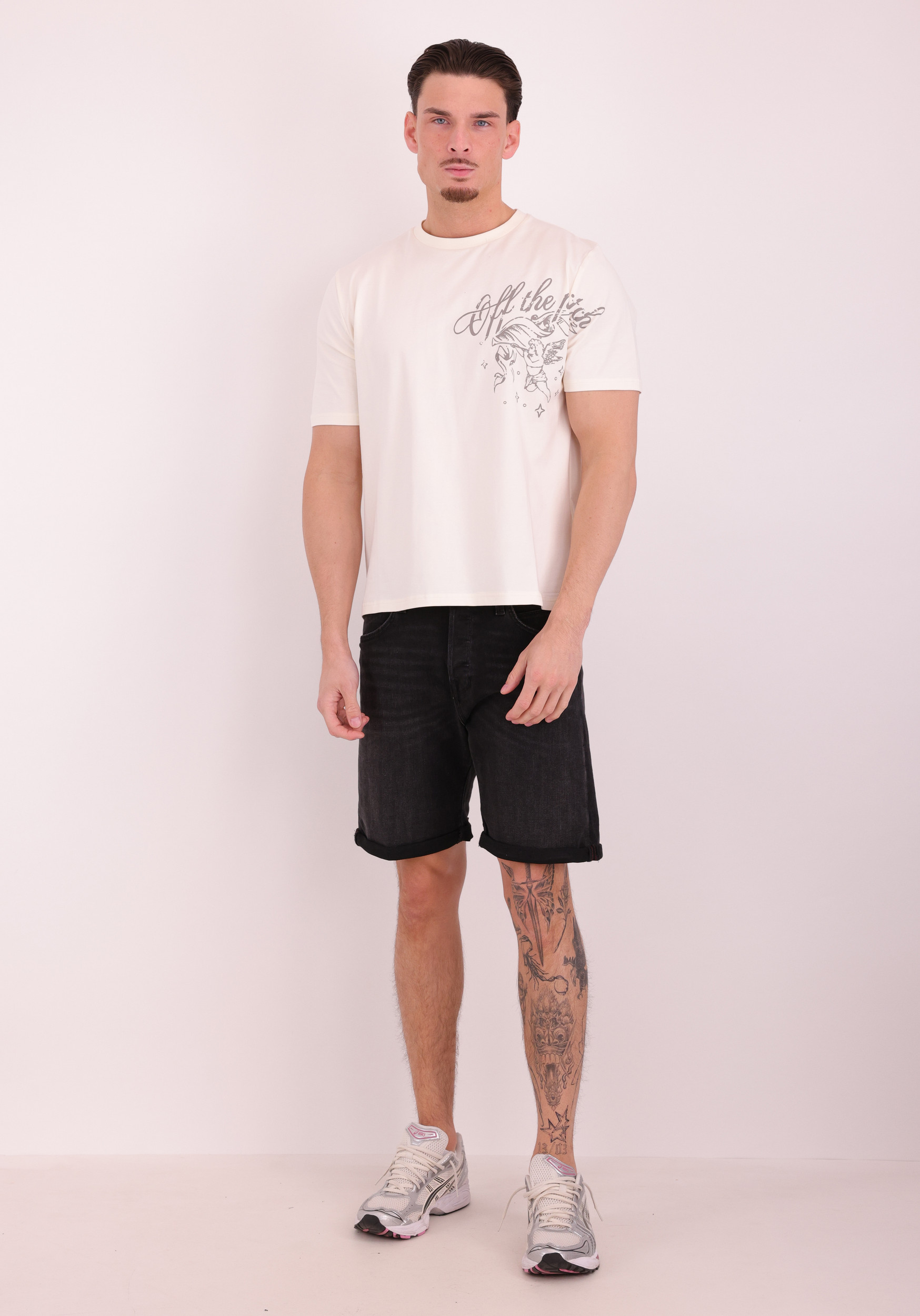 Off The Pitch T-shirt OTP261030 Wolwit-ecru