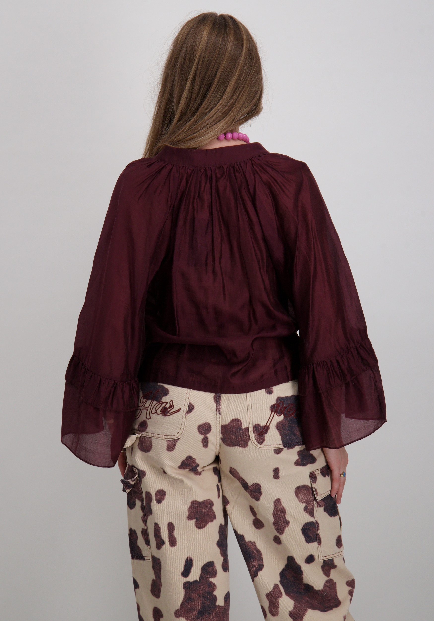 Vero moda Blouse Jenna 10334441 Bordeaux