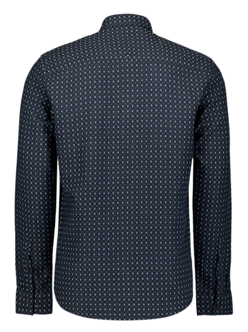 No Excess Overhemd all-over print 29450940 Donker blauw