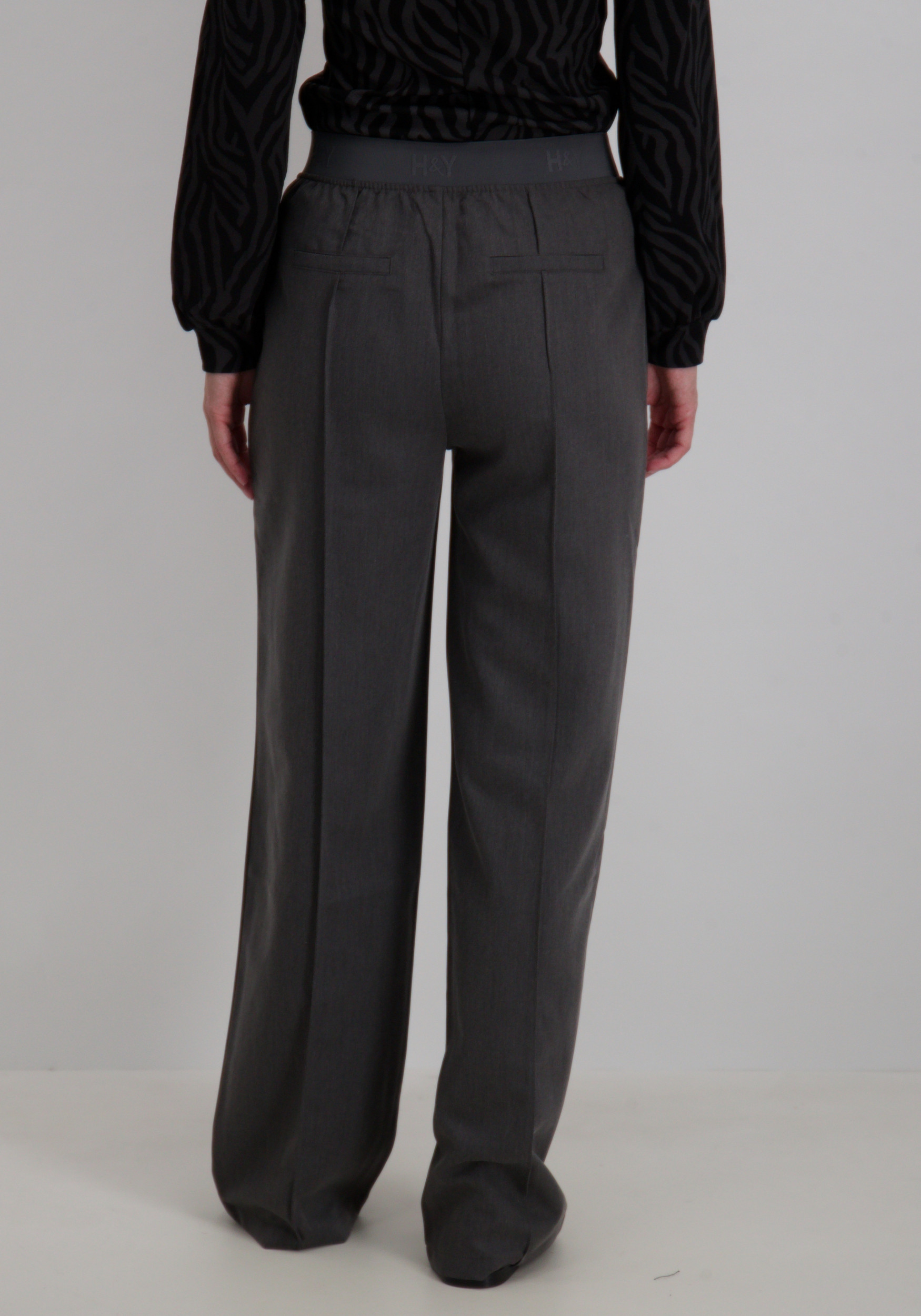 Harper & Yve Broek Viana AW25P110 Donker Grijs