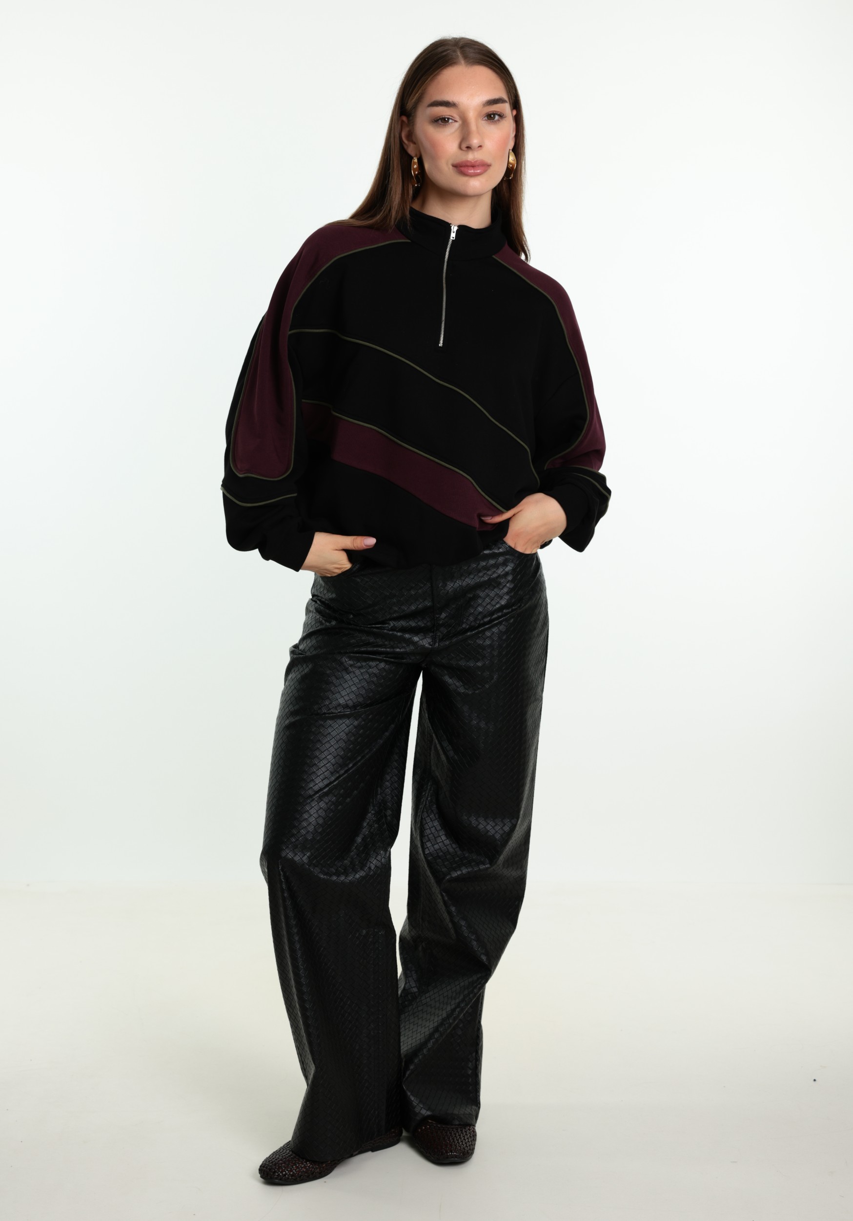 Refined Department Fadey Sweater R2609615098 Zwart