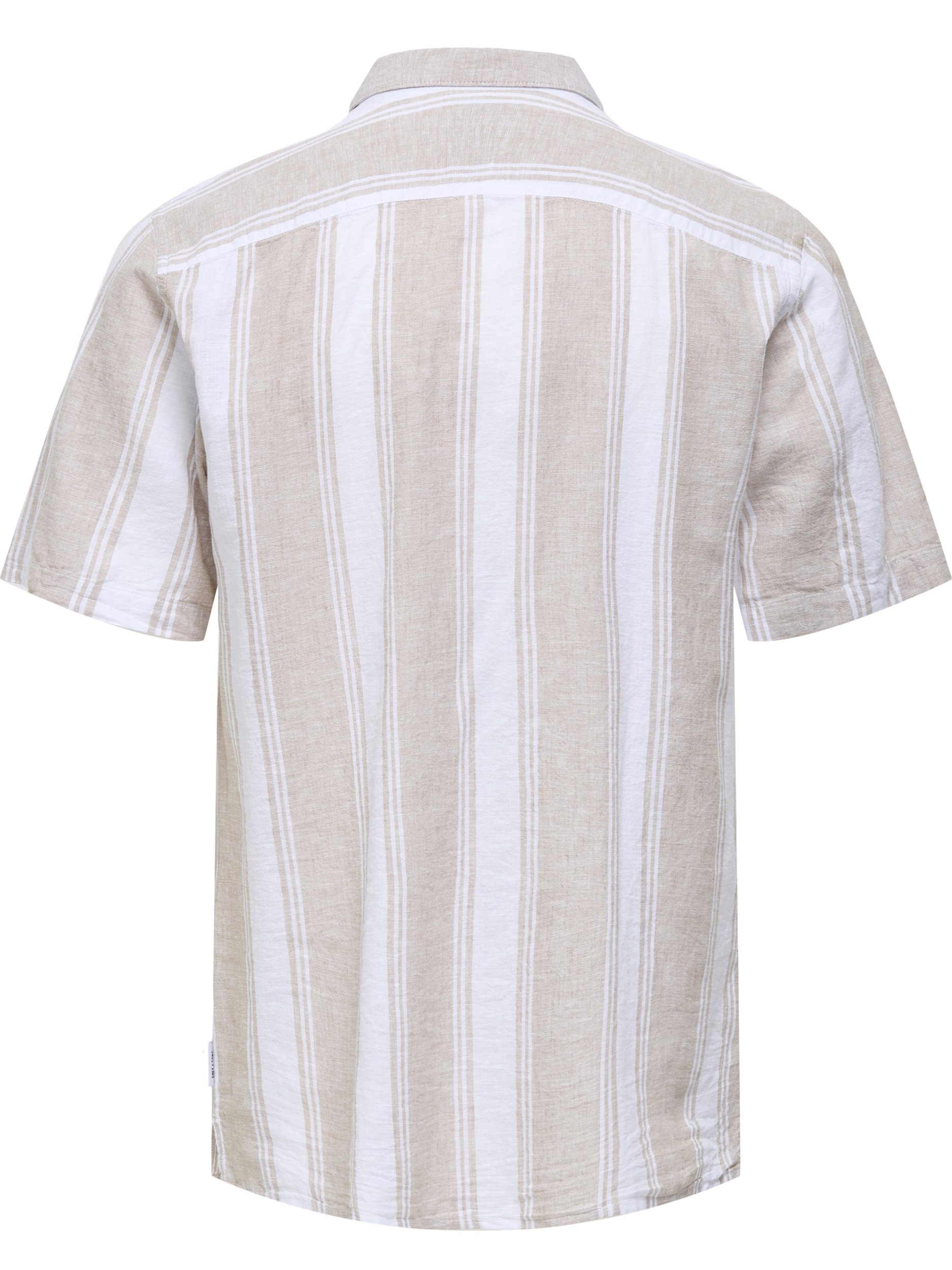ONLY & SONS Overhemd Caiden met strepen 22026109 Zand