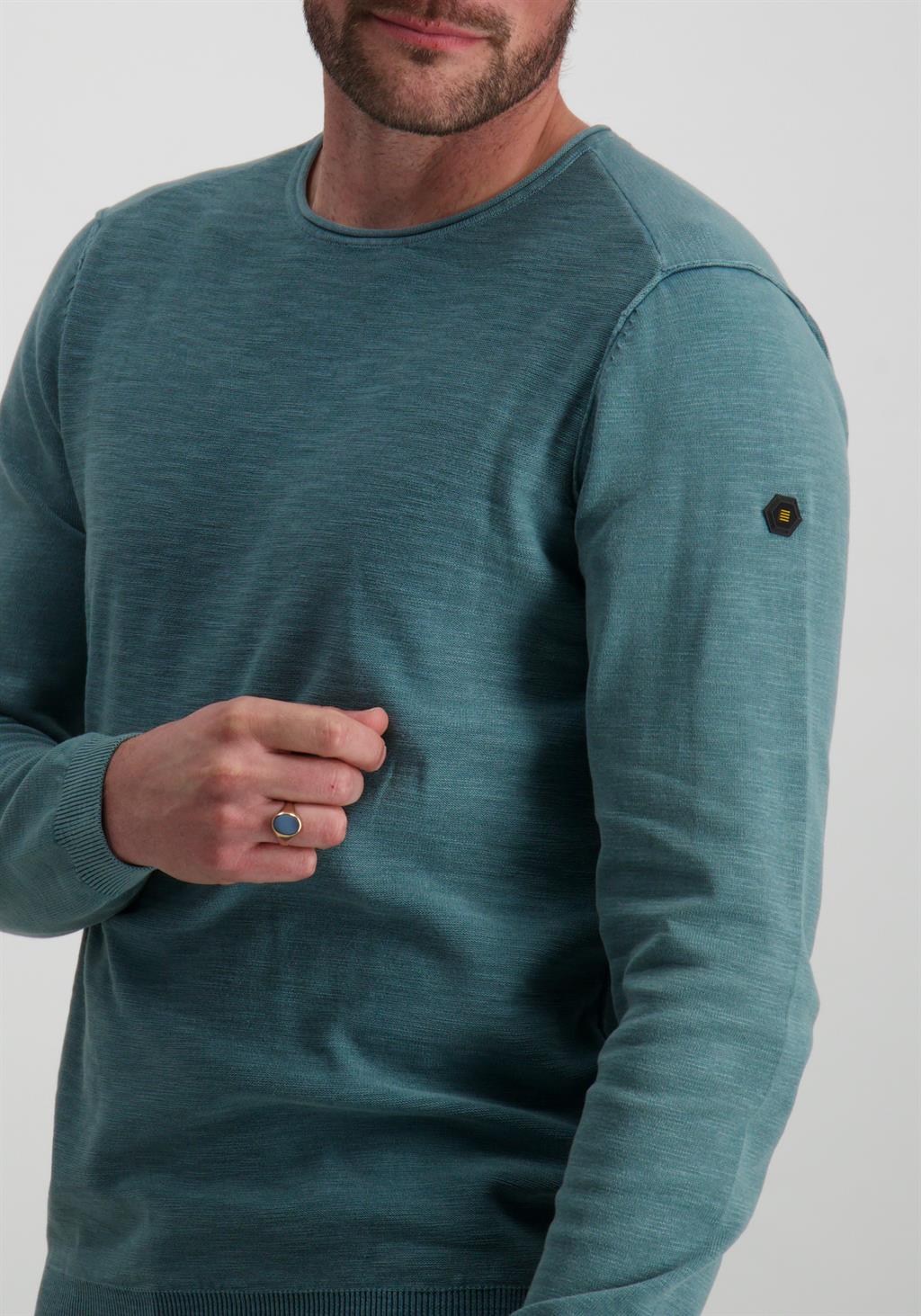 No Excess Trui fijn gebreid 23210103SN Blauw