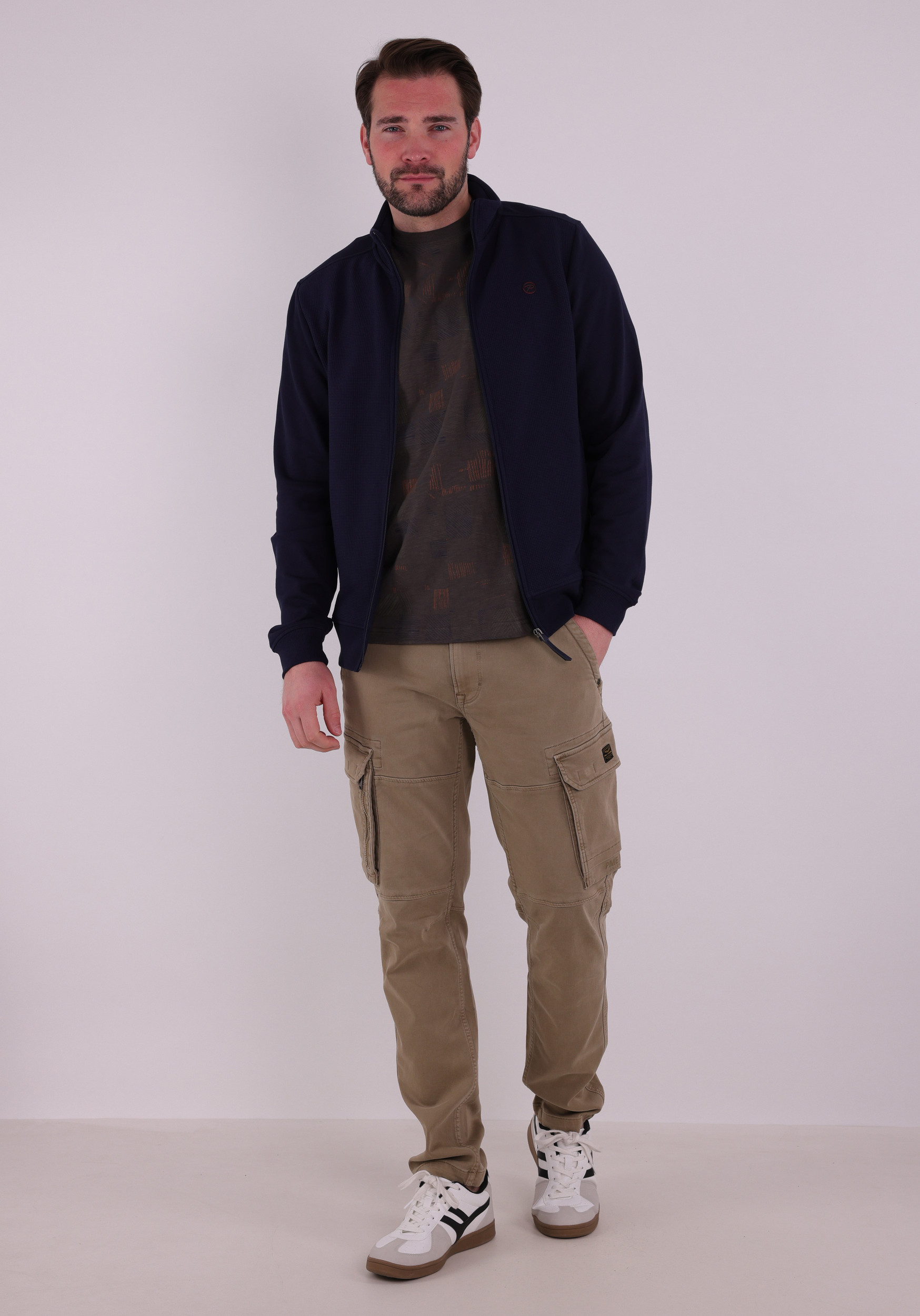 Petrol Vest M-1060-SWC305 Donker blauw