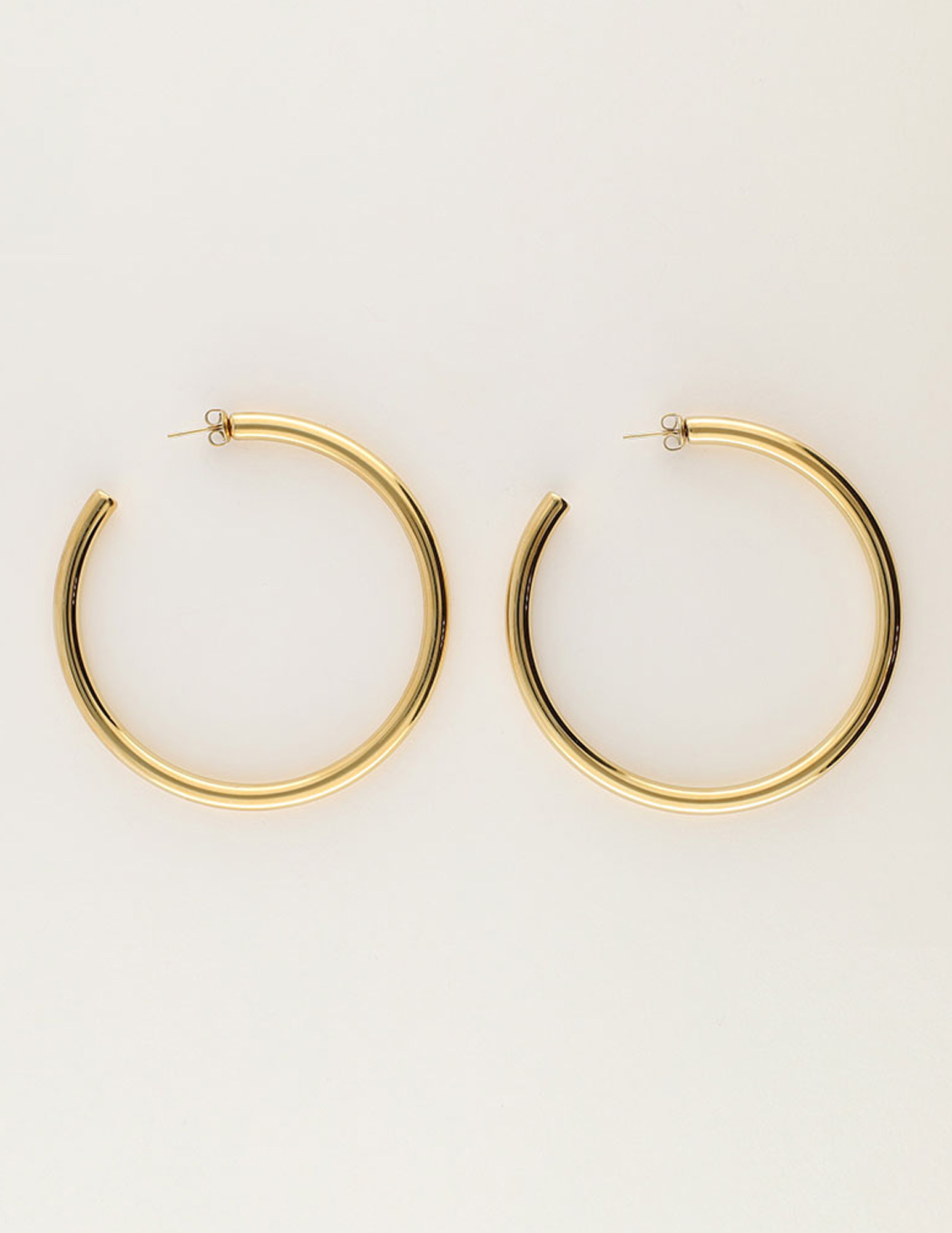 My Jewellery Bold statement oorringen basic medium MJ12806 Goud