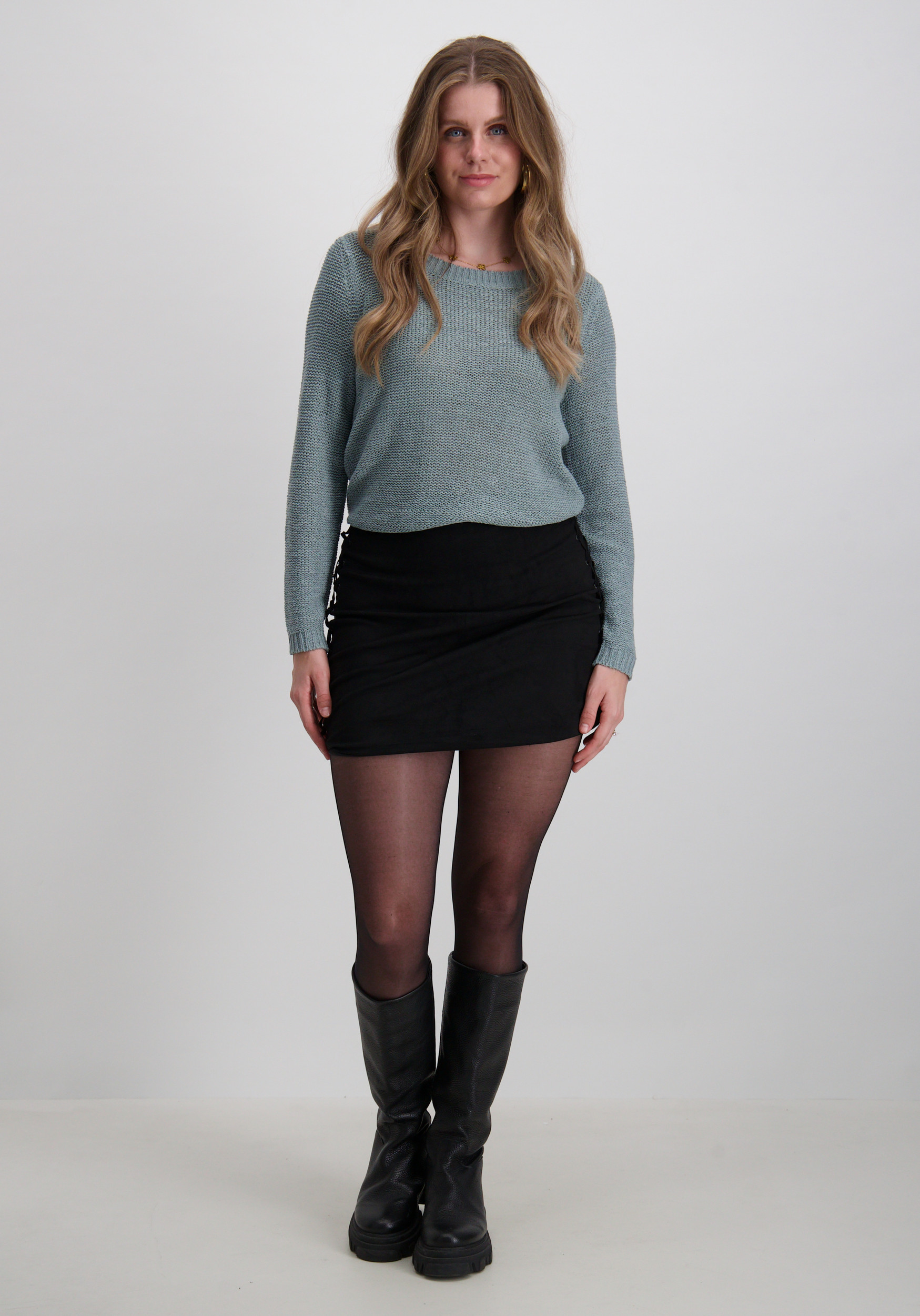 Only Pullover trui Geena 15113356 Licht Blauw