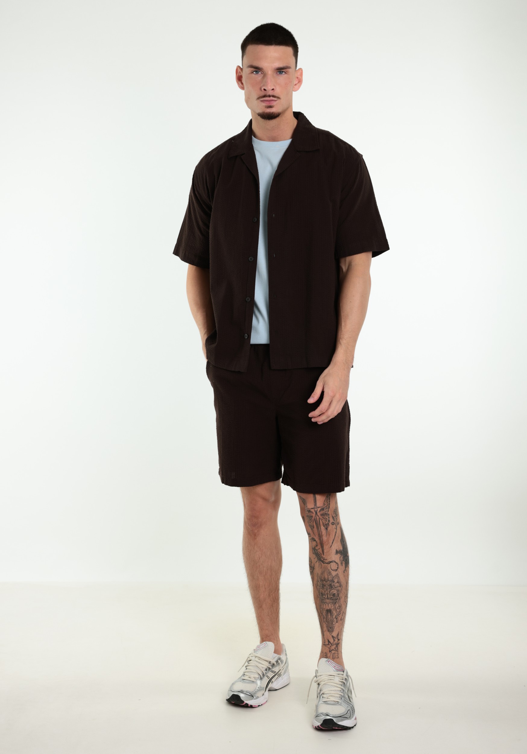 ONLY & SONS Overhemd Cruz 22038003 Donker bruin