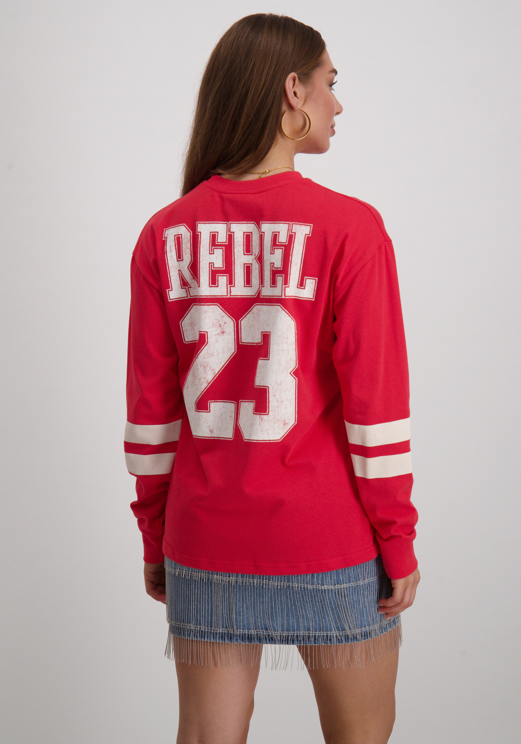 Colourful Rebel T-shirt Rebel 23 WT117267 Rood