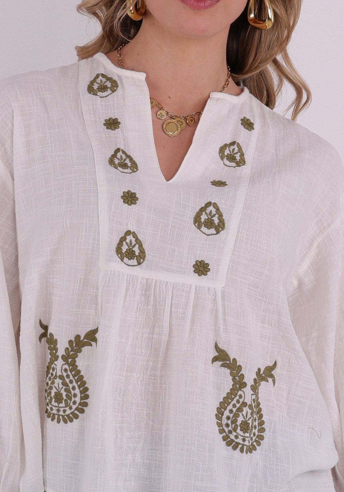 Only Blouse Moon 15330944 Wolwit-ecru