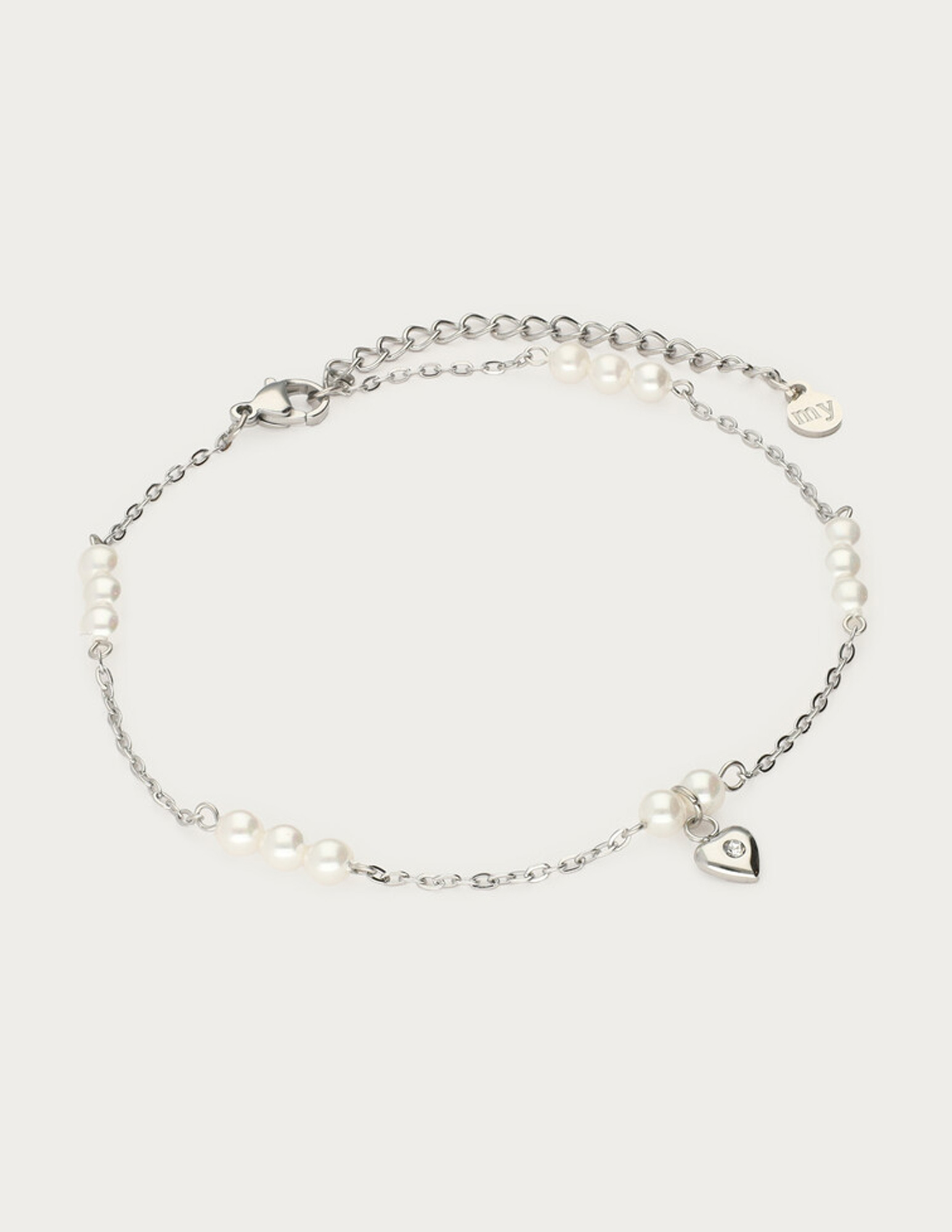 My Jewellery Enkelbandje zoetwaterparels MJ12912 Zilver