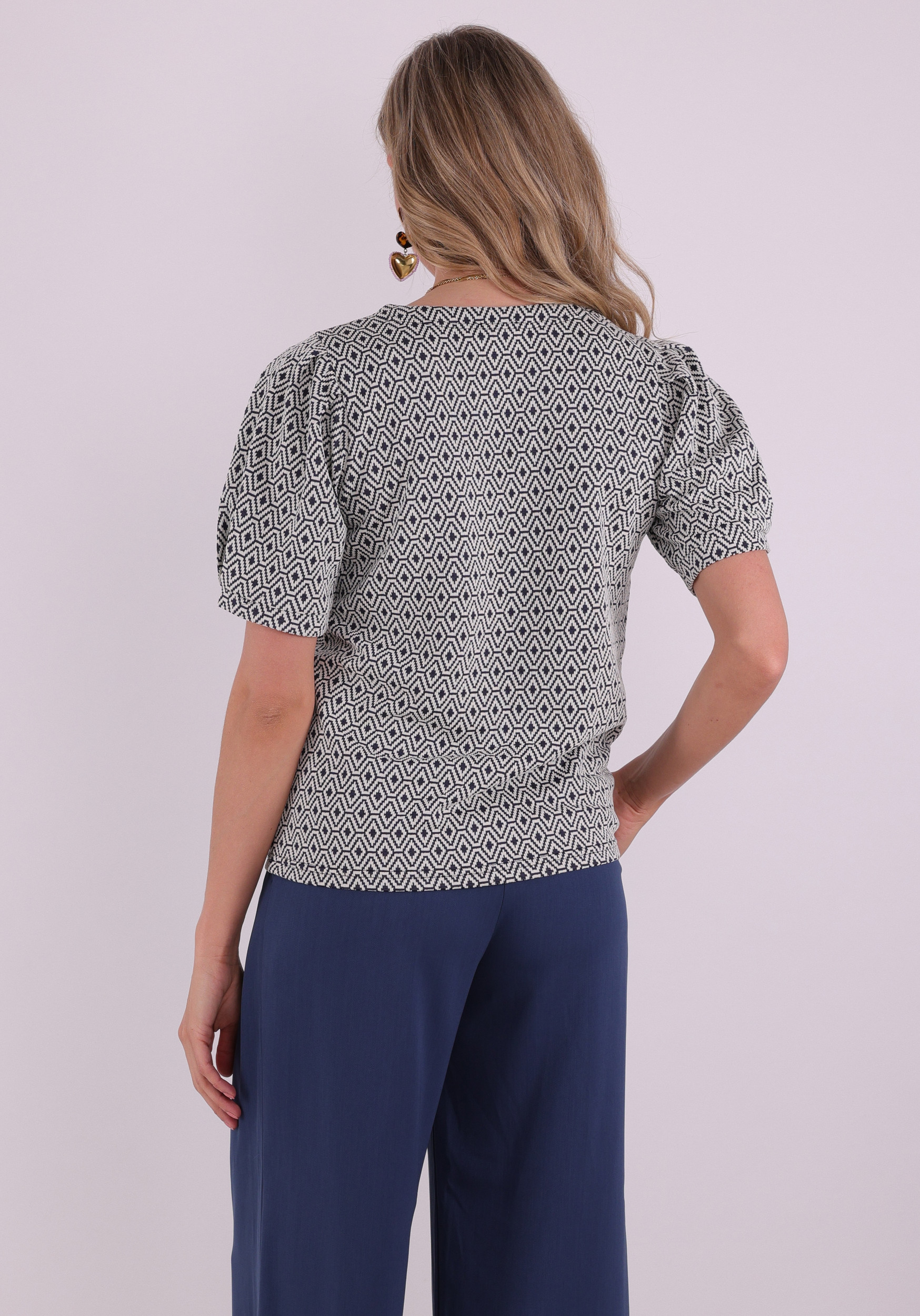 Geisha Top jacquard 62056-21 Wolwit-ecru