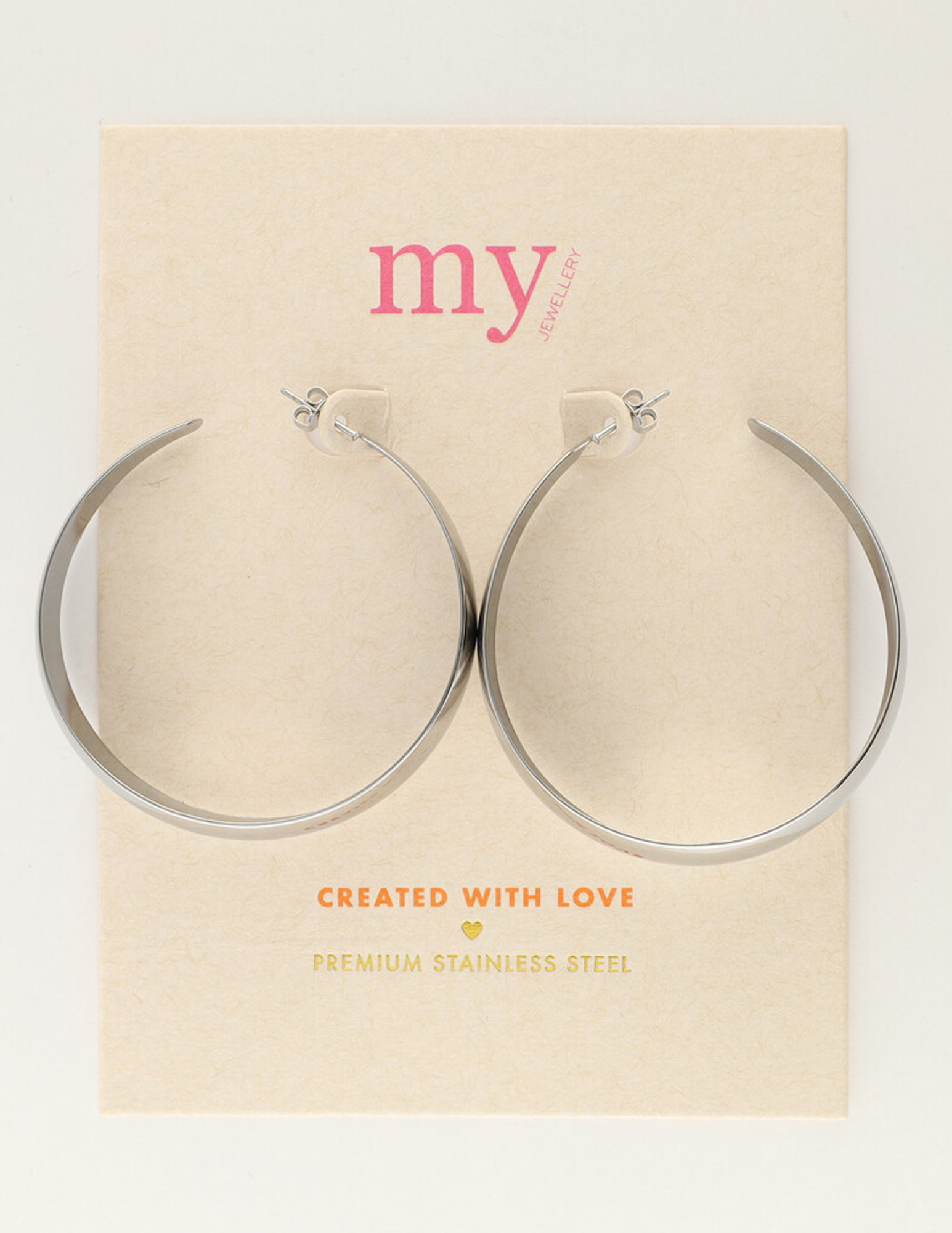 My Jewellery Statement oorringen 90s MJ11970 Zilver