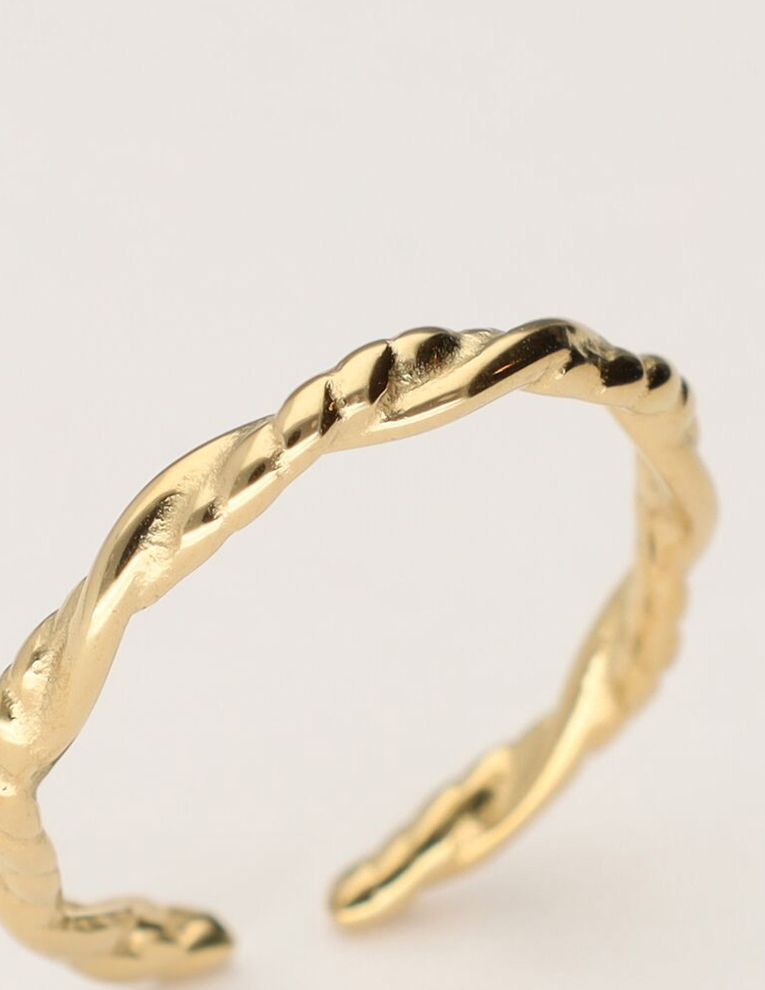 My Jewellery Vintage ring met twist MJ11237 Goud