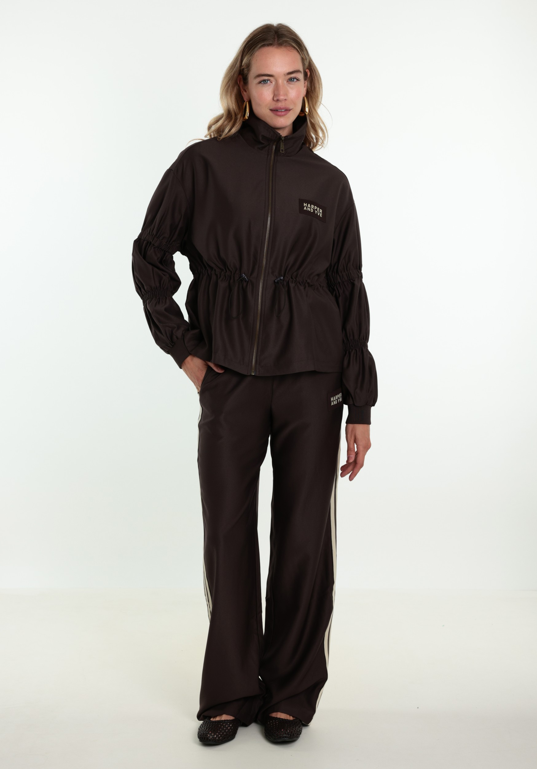 Harper & Yve Broek Hana AW6P101 Donker bruin
